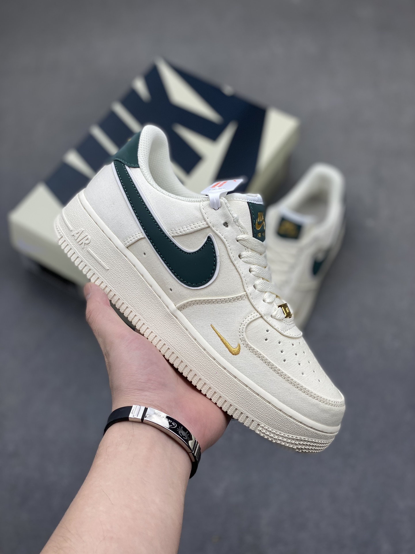 Nike Air Force 1 '07 Low Olive Canvas Sneakers MN5696-309 2 i1717704440 4971 1