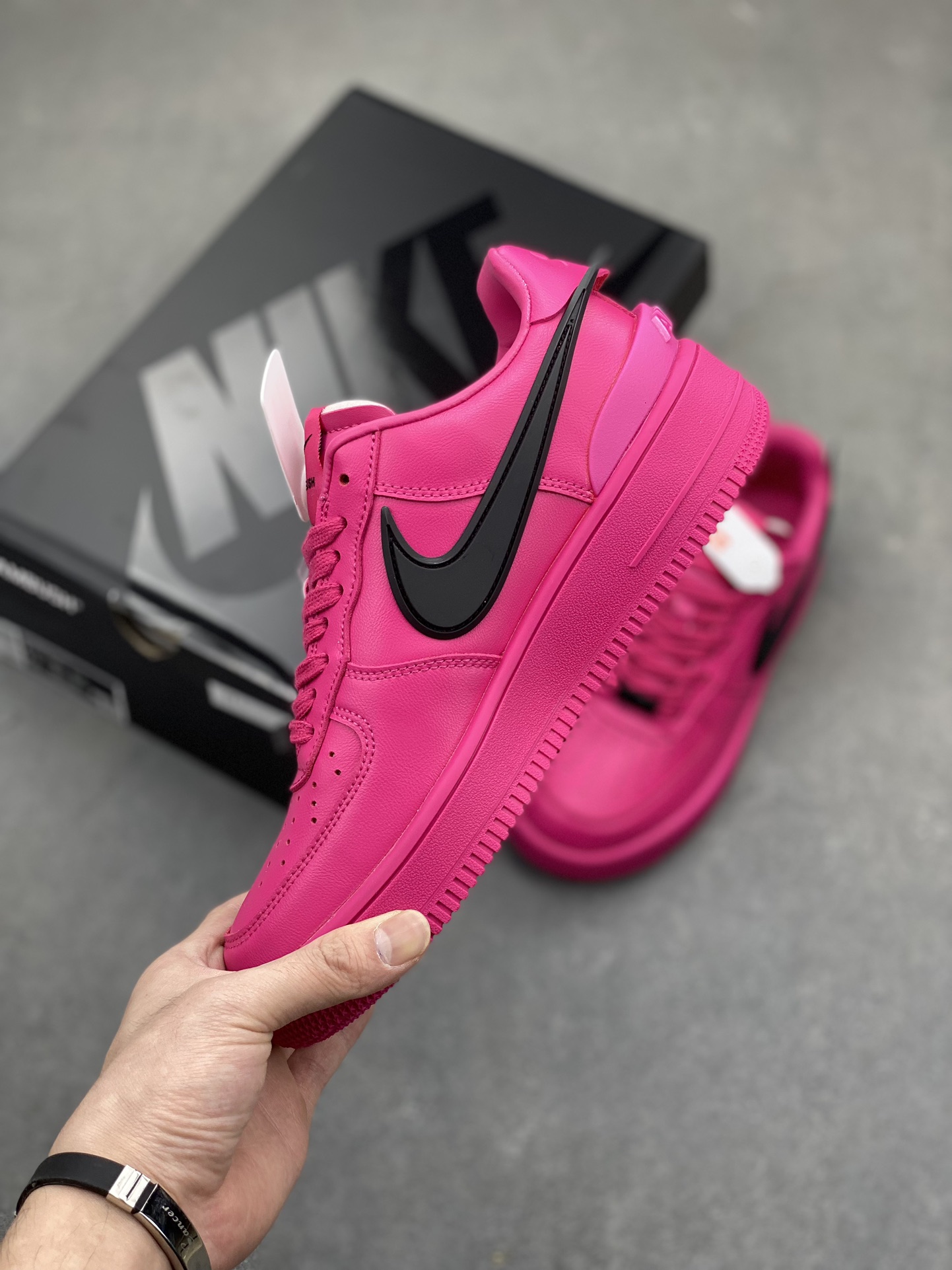 AMBUSH x Nike Air Force 1 Low 'Pink Black' Unisex Sneakers 4 i1717704486 1977 5