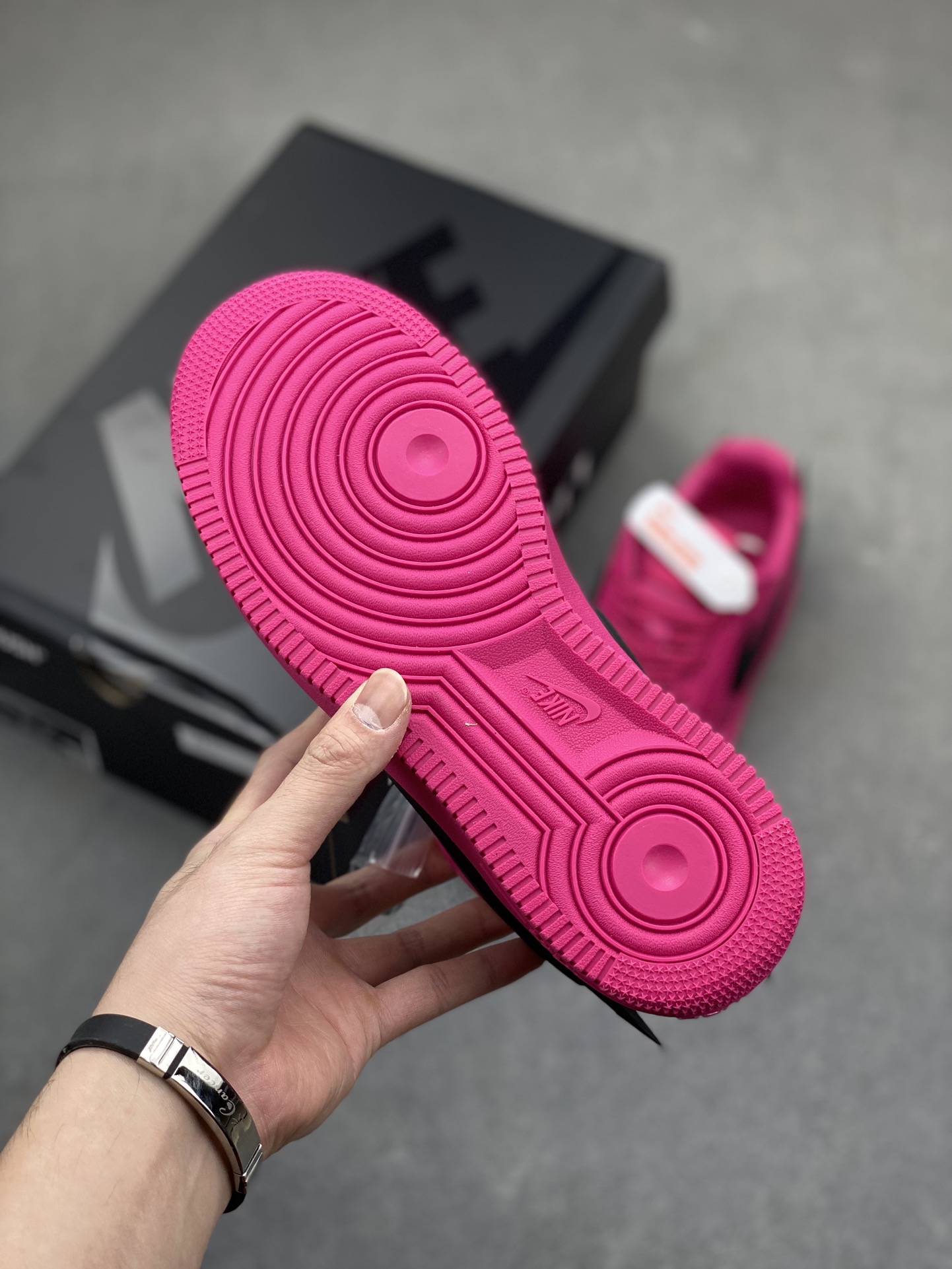 AMBUSH x Nike Air Force 1 Low 'Pink Black' Unisex Sneakers 7 i1717704486 3252 4