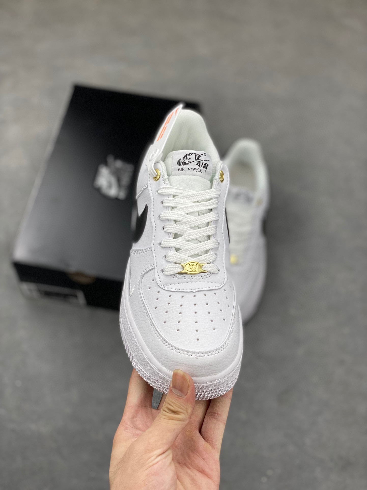 Nike Air Force 1 Low White Black - Original Quality, Comfortable Sneakers 3 i1717750543 3108 5