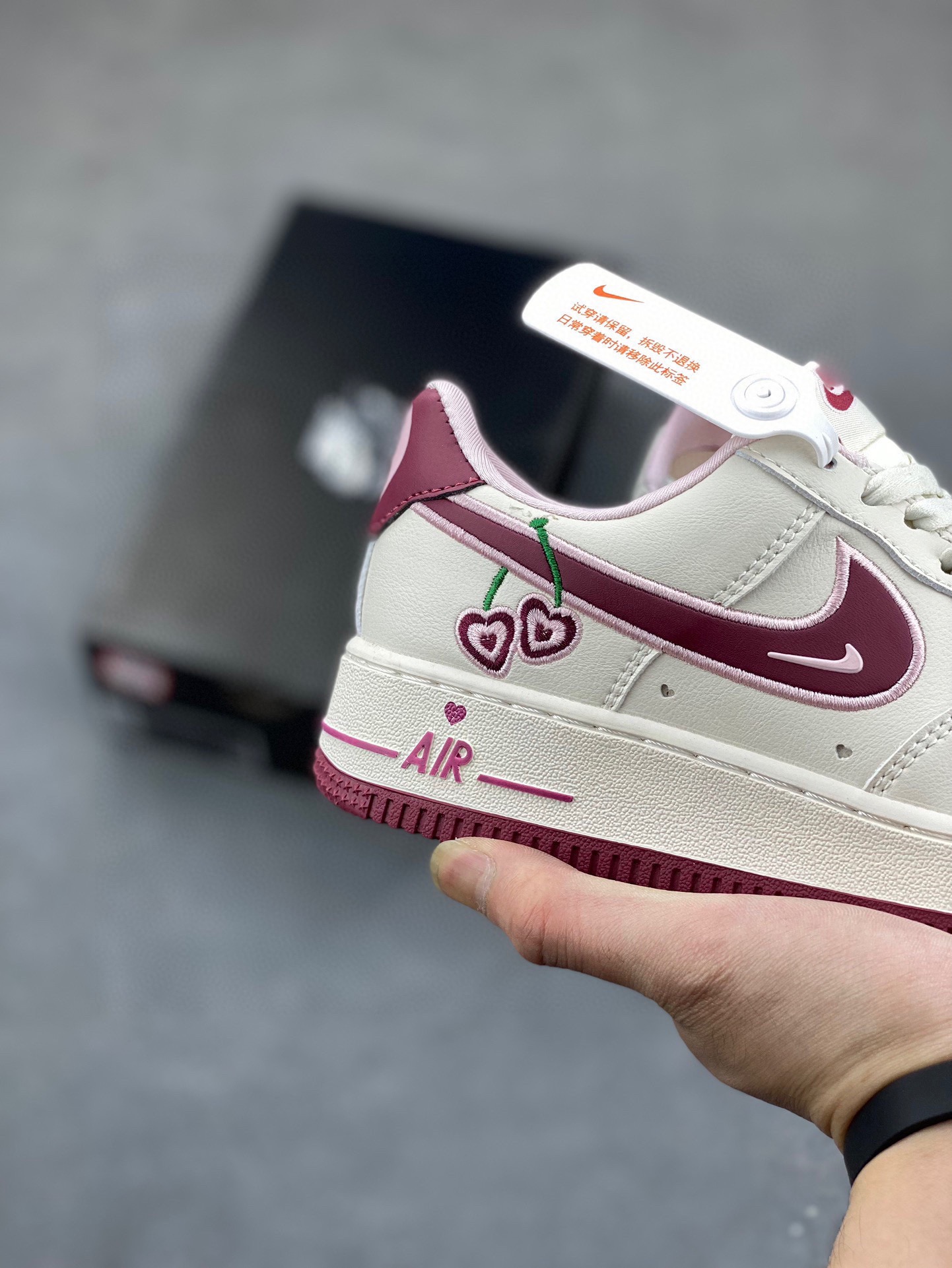 Nike Air Force 1 Low Cherry White Burgundy Sneakers FD4616-161 6 i1717750587 9091 8