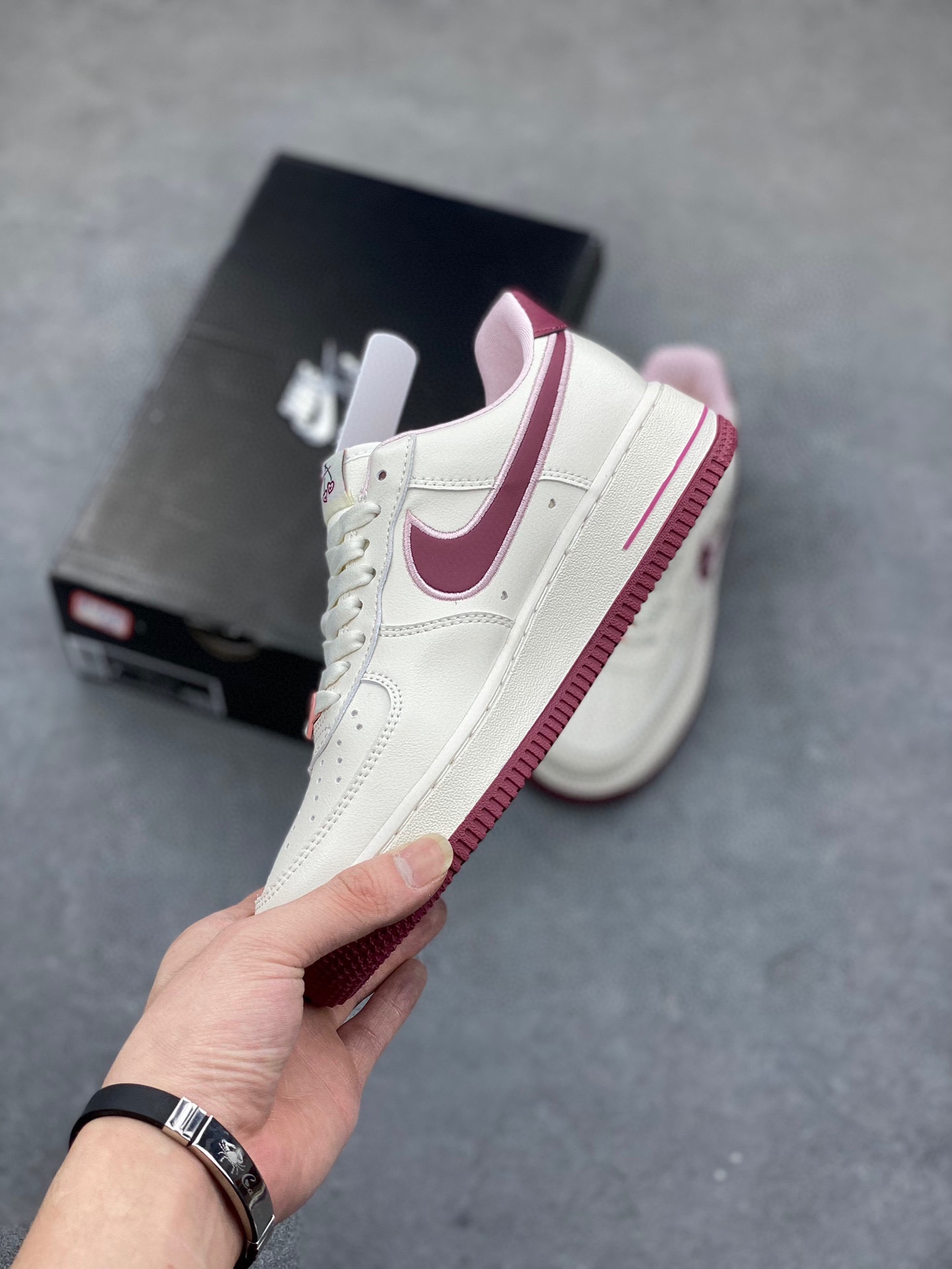 Nike Air Force 1 Low Cherry White Burgundy Sneakers FD4616-161 4 i1717750587 9380 5