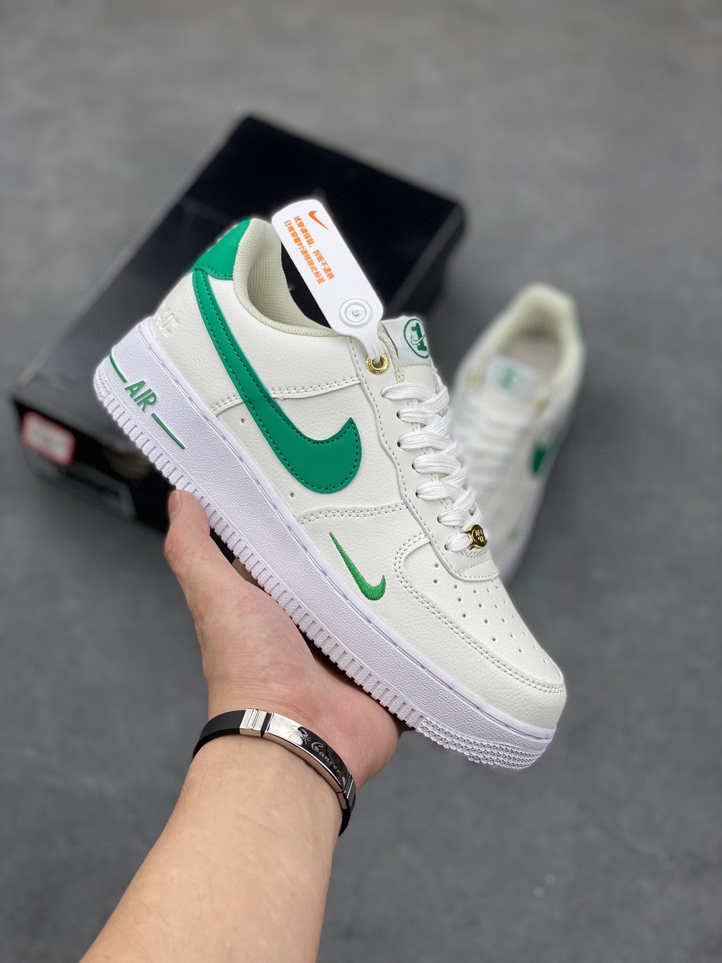 Nike Air Force 1 Low White and Green: Original Quality, Comfortable Fit 2 i1717750625 4512 5