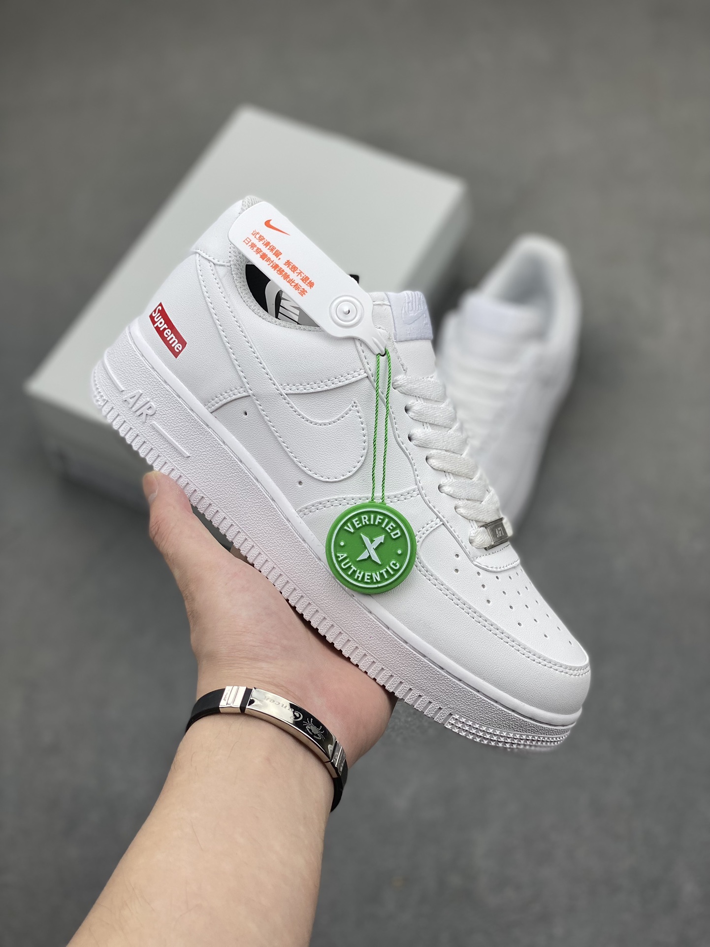 Nike Air Force 1 Low White/White/Crimson Sneakers CW2288-111 2 i1717778388 7036 8