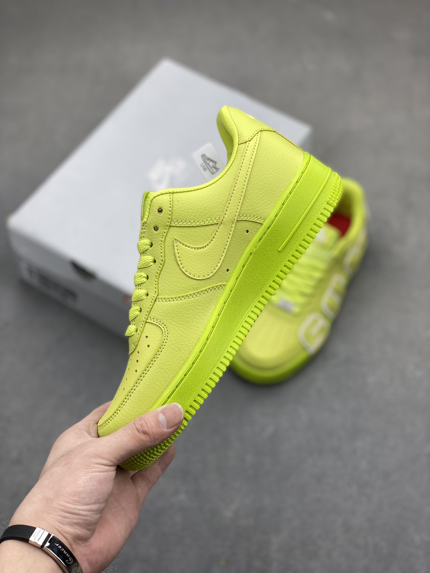 CPFM x Nike Air Force 1 '07 Low CPFM Moss Sneakers - Lime Green 4 i1717914186 3448 1