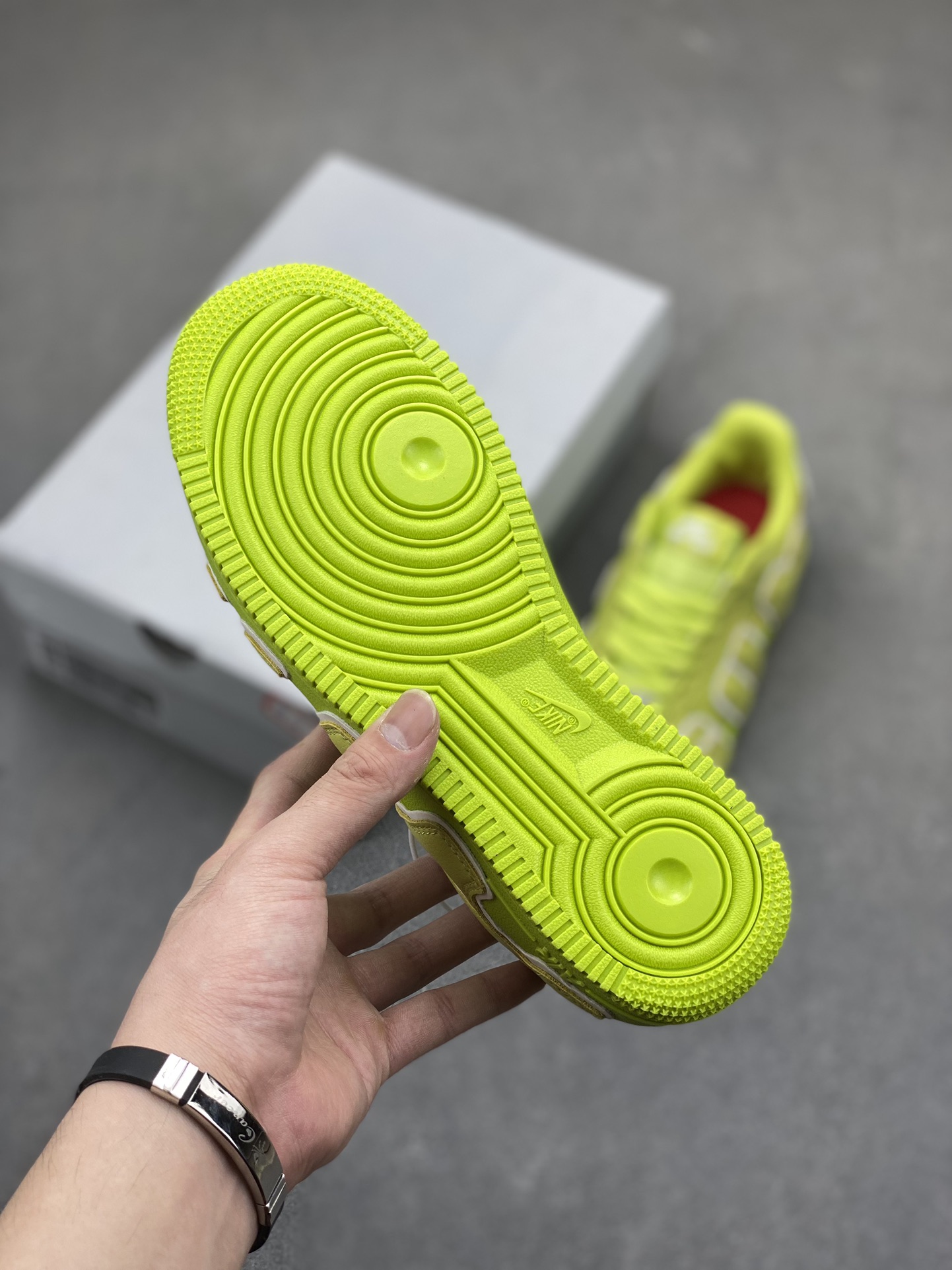 CPFM x Nike Air Force 1 '07 Low CPFM Moss Sneakers - Lime Green 7 i1717914186 6841 4