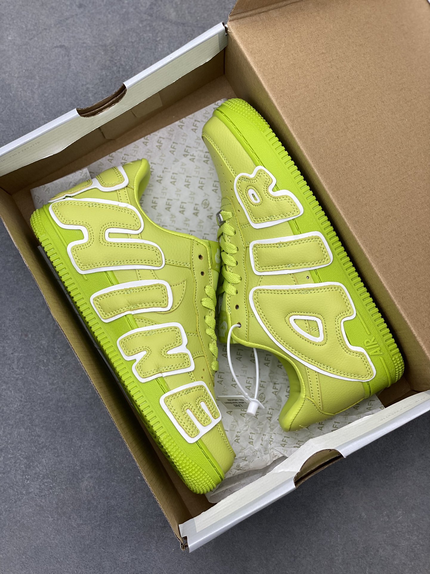 CPFM x Nike Air Force 1 '07 Low CPFM Moss Sneakers - Lime Green 10 i1717914186 8425 3