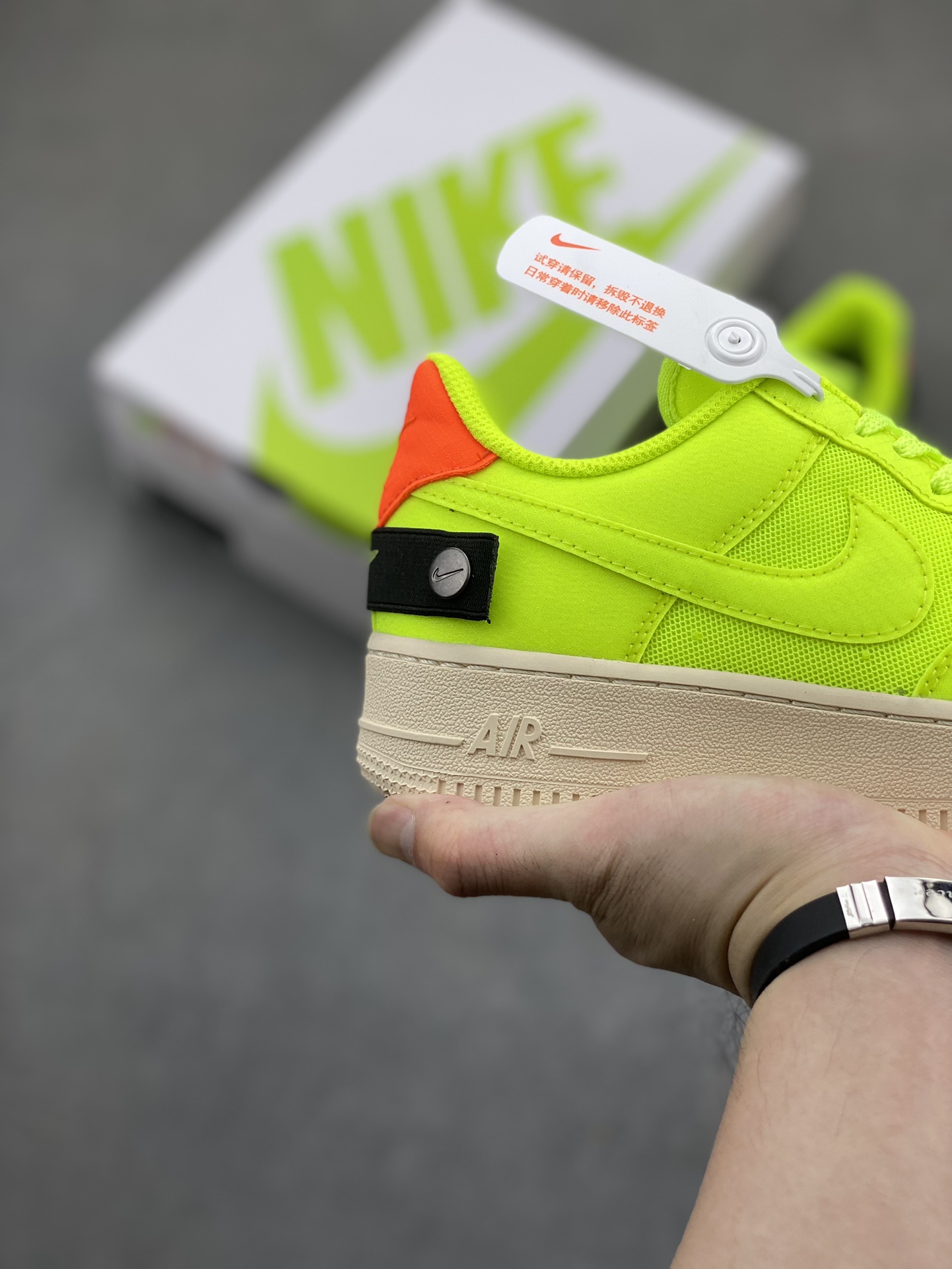 Nike Air Force 1 Low Mesh Green Casual Sneakers AO4606-701 6 i1718223513 3407 7