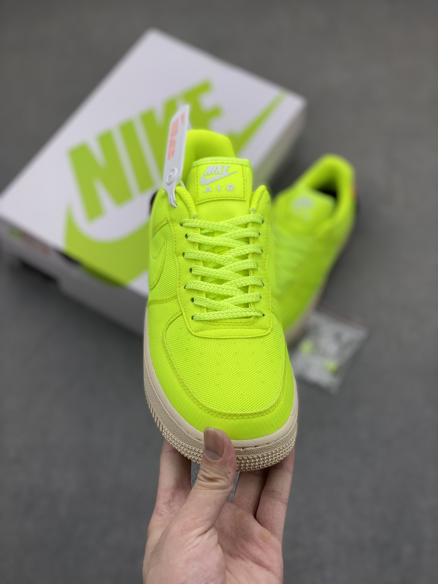 Nike Air Force 1 Low Mesh Green Casual Sneakers AO4606-701 3 i1718223513 4751 1
