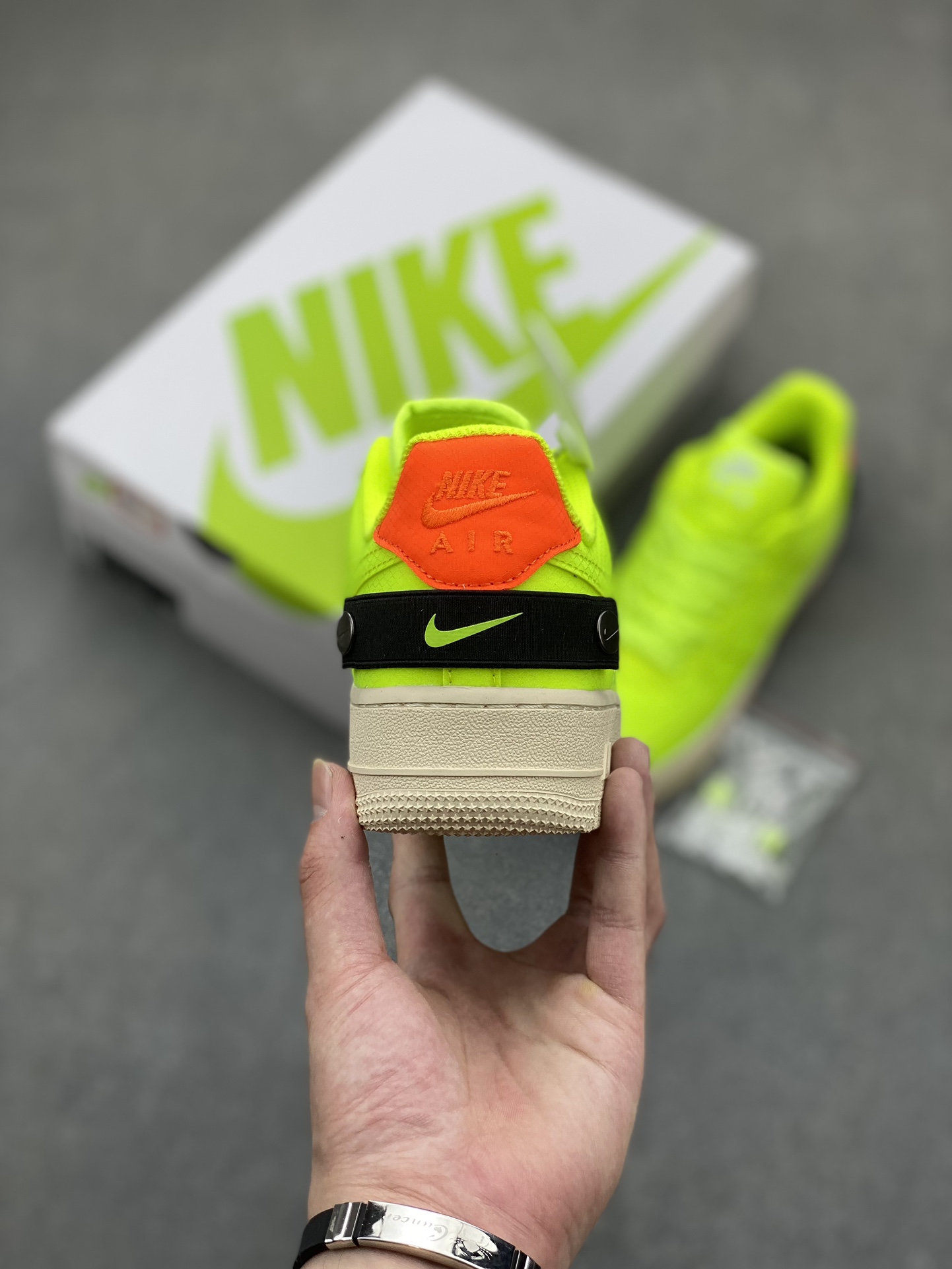 Nike Air Force 1 Low Mesh Green Casual Sneakers AO4606-701 5 i1718223513 7883 8