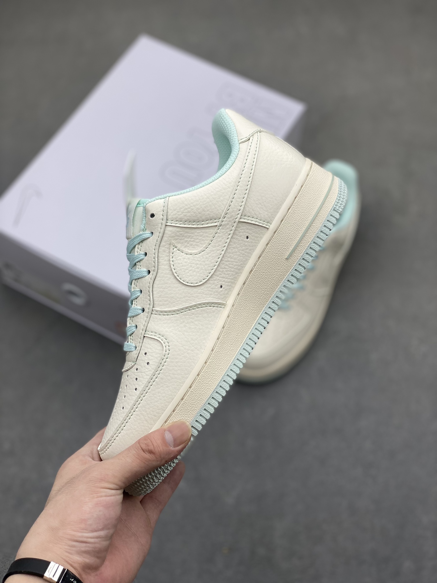Nike Air Force 1 '07 Low Light Bone Blue Casual Sneakers CW2288-111 4 i1718223555 386 6