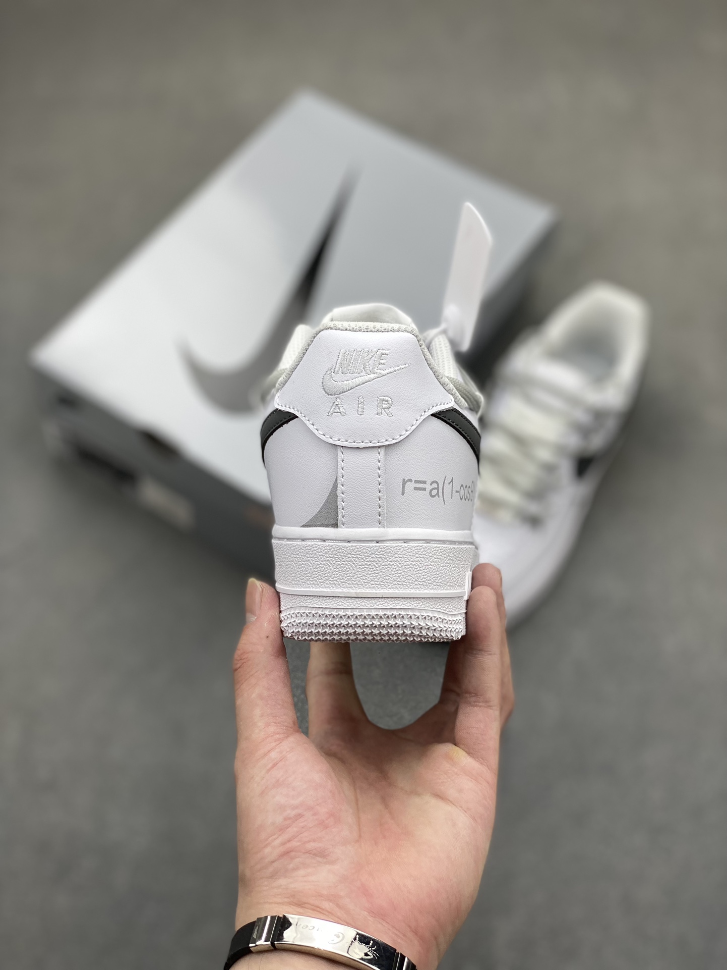 Nike Air Force 1 Low '07 Custom White/Gray Casual Sneakers 5 i1718223596 1593 2