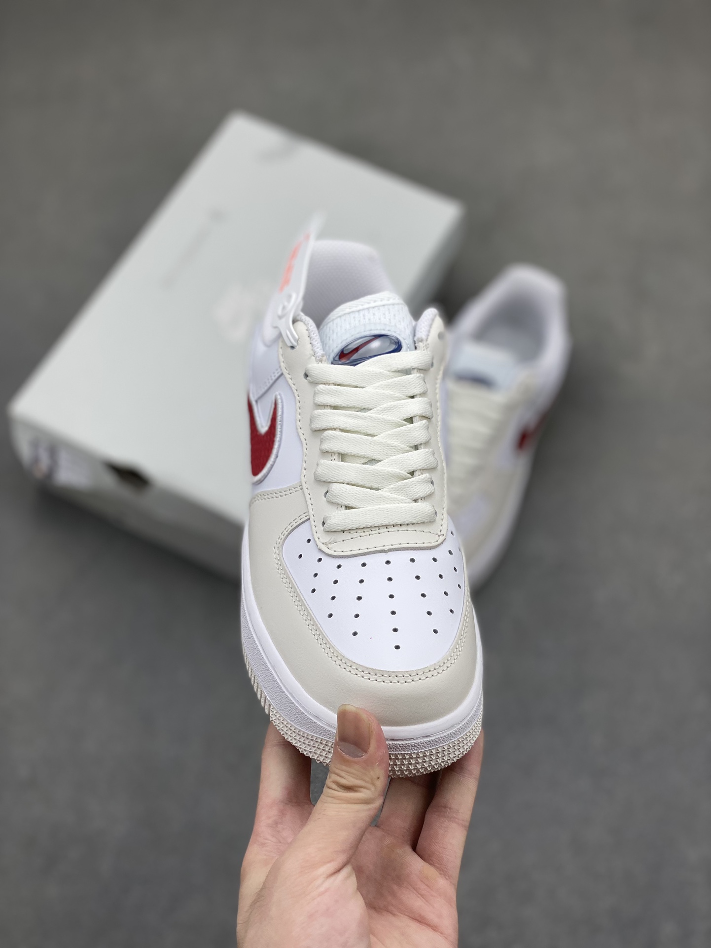 Nike Air Force 1 '07 Low White/Red Casual Shoes HF5744-146 3 i1718223634 1057 7