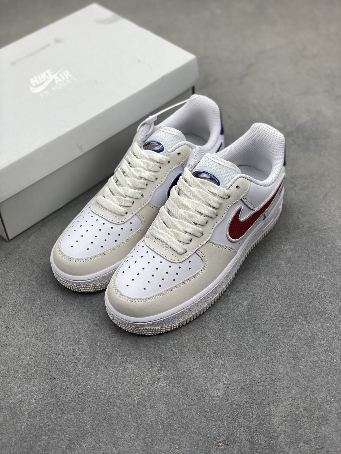 Nike Air Force 1 '07 Low White/Red Casual Shoes HF5744-146 9 i1718223634 1788 0