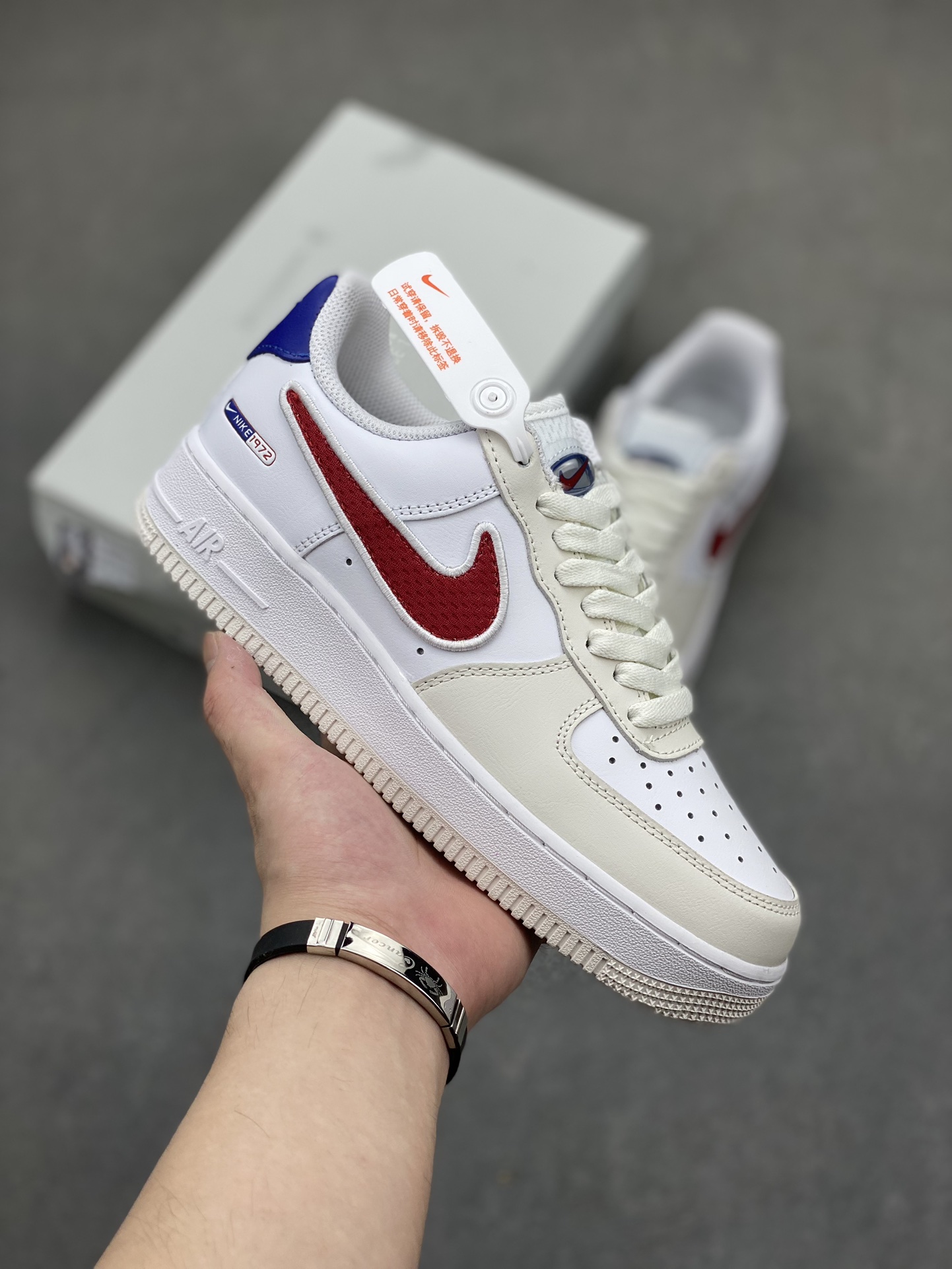 Nike Air Force 1 '07 Low White/Red Casual Shoes HF5744-146 2 i1718223634 4111 6