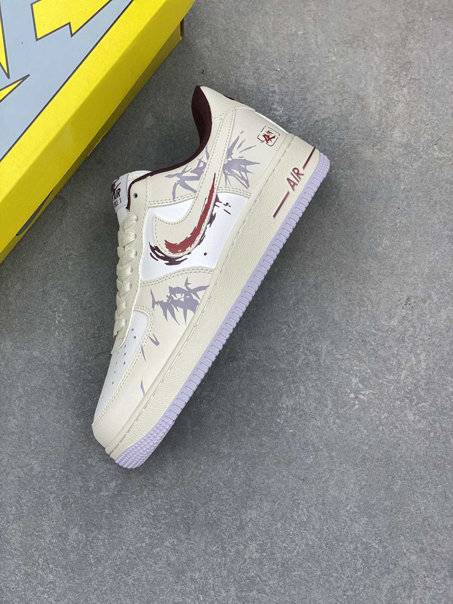 Nike Air Force 1 Low "Sha Ke Xing" Custom Sneakers - Bamboo Forest Design 8 i1718223743 4065 1
