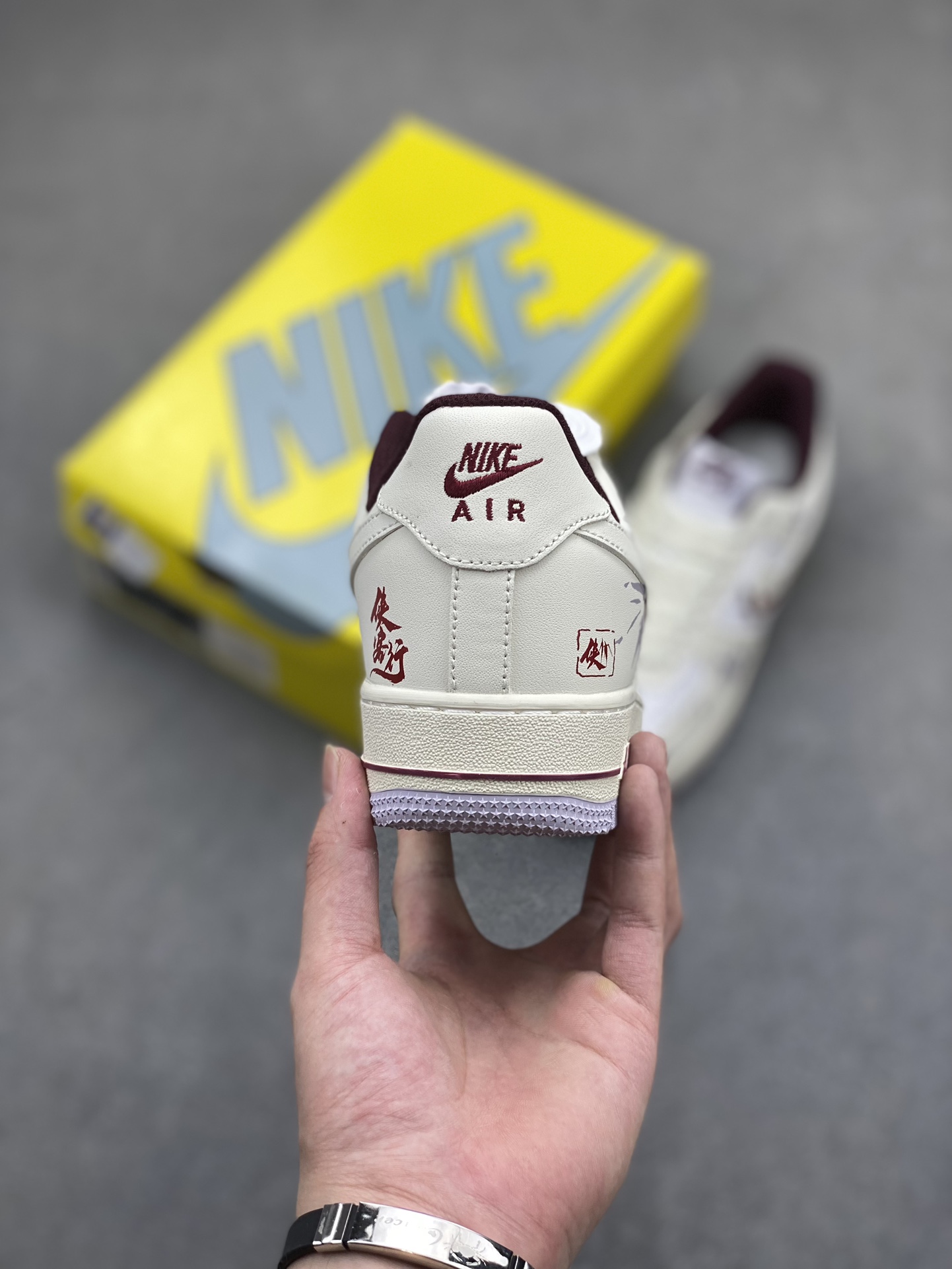 Nike Air Force 1 Low "Sha Ke Xing" Custom Sneakers - Bamboo Forest Design 5 i1718223743 6259 3