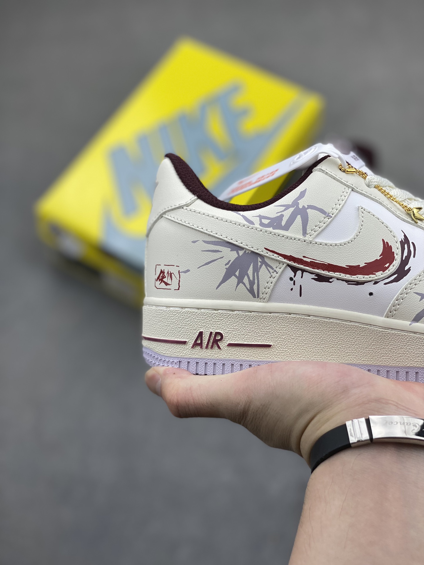 Nike Air Force 1 Low "Sha Ke Xing" Custom Sneakers - Bamboo Forest Design 6 i1718223743 721 6