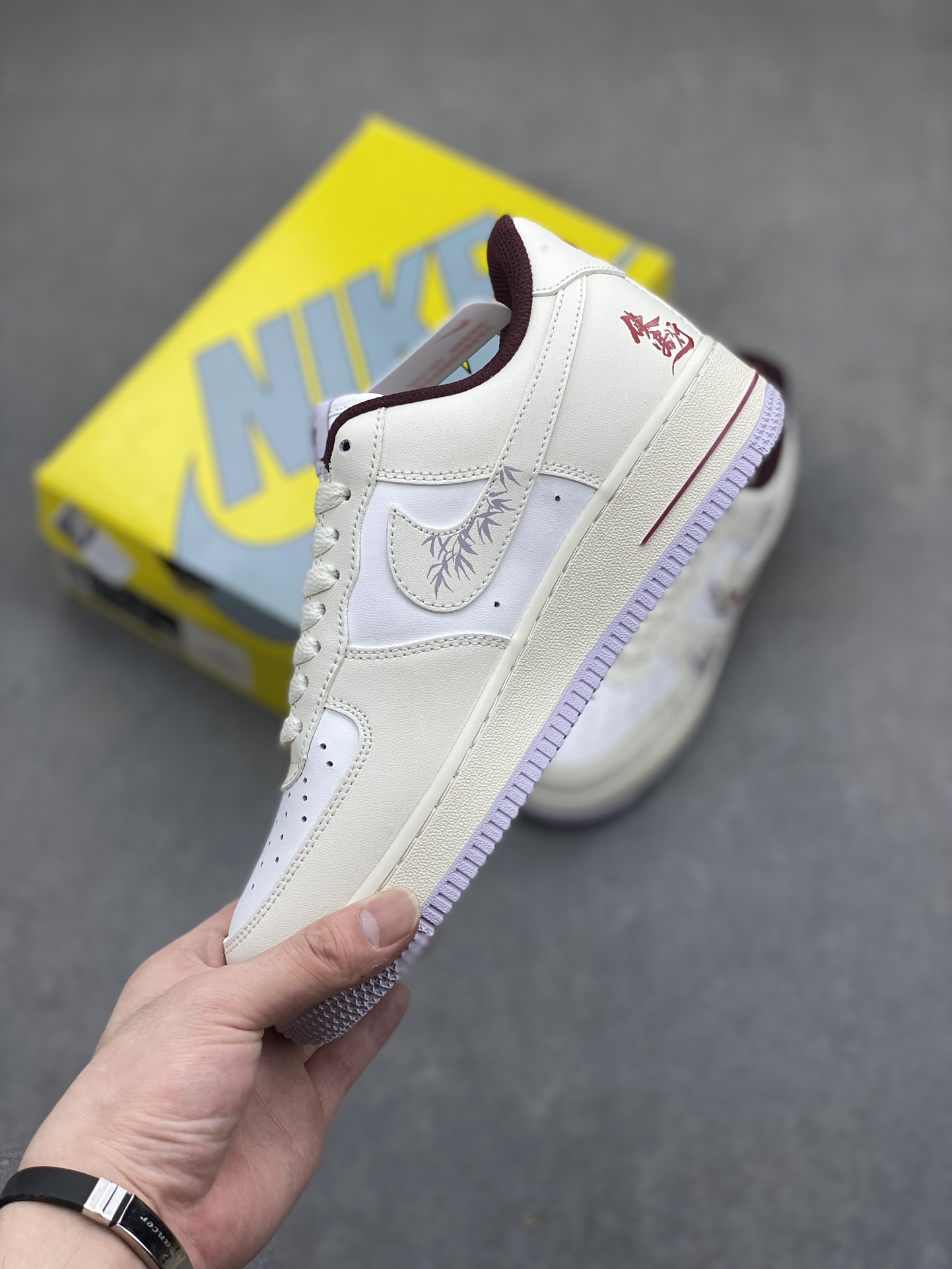 Nike Air Force 1 Low "Sha Ke Xing" Custom Sneakers - Bamboo Forest Design 4 i1718223743 9853 0
