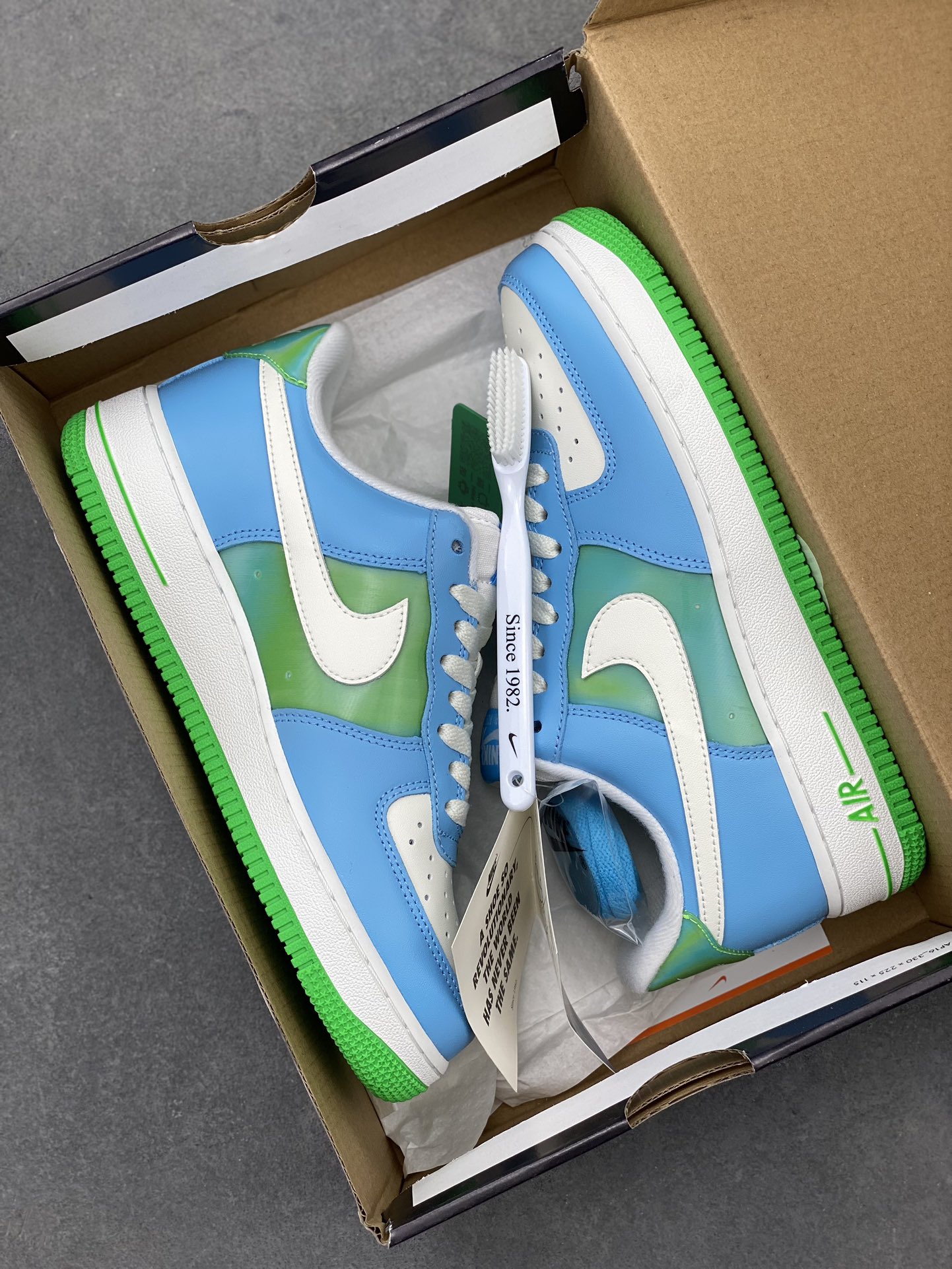 Nike Air Force 1 Low 07 Blue Green White - Premium Quality & Comfort 10 i1718223782 2918 8