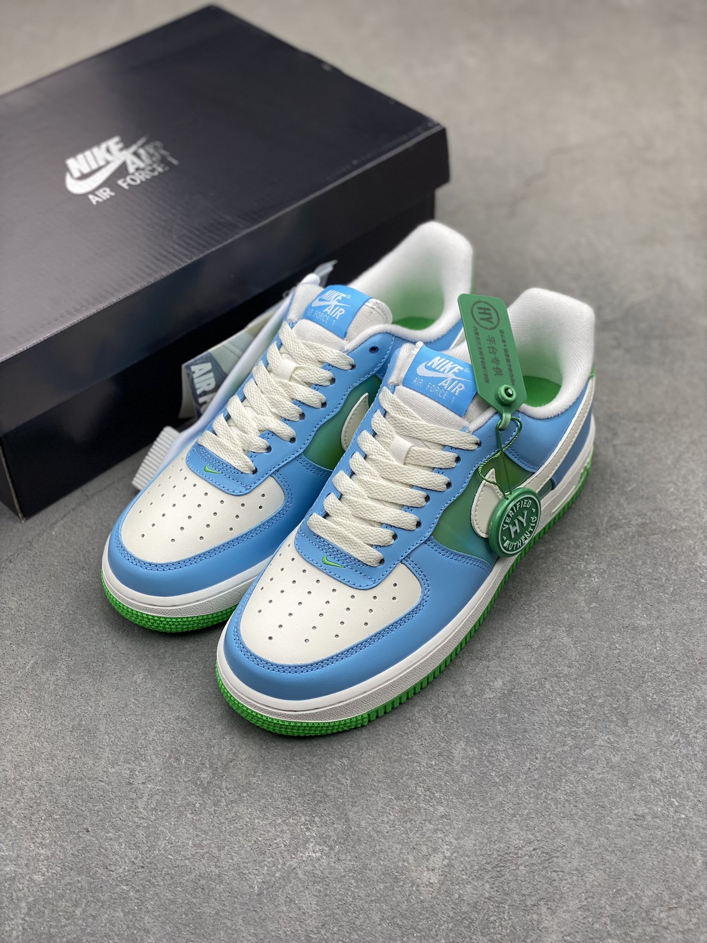 Nike Air Force 1 Low 07 Blue Green White - Premium Quality & Comfort 9 i1718223782 5890 5