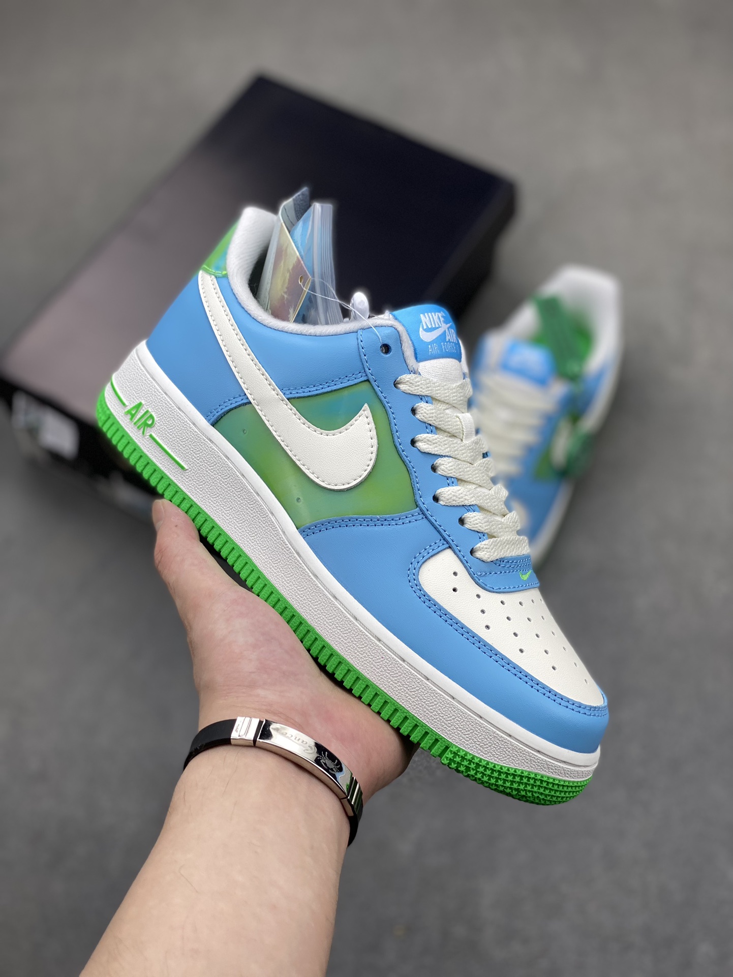 Nike Air Force 1 Low 07 Blue Green White - Premium Quality & Comfort 2 i1718223782 6422 3