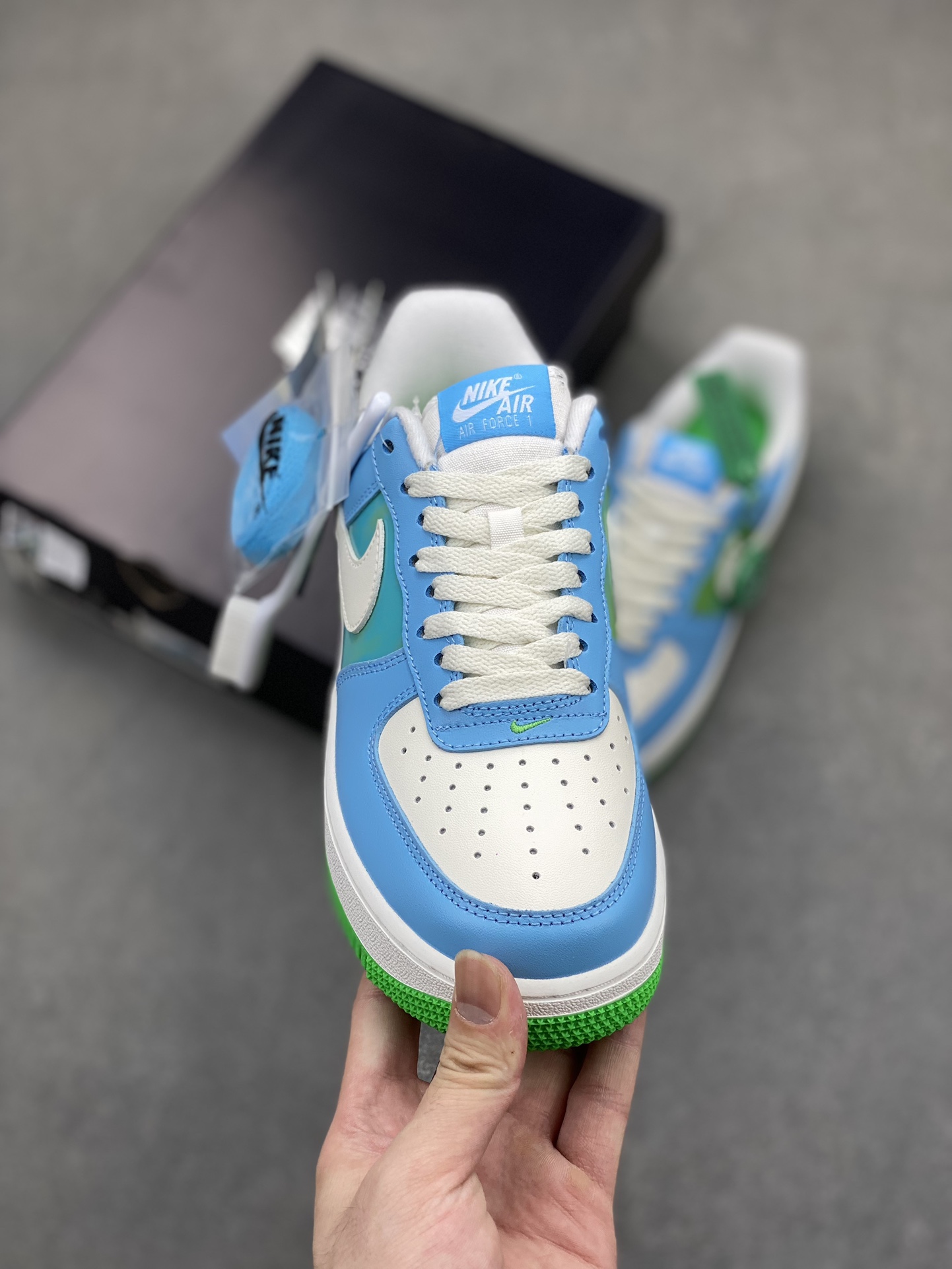 Nike Air Force 1 Low 07 Blue Green White - Premium Quality & Comfort 3 i1718223782 8931 2