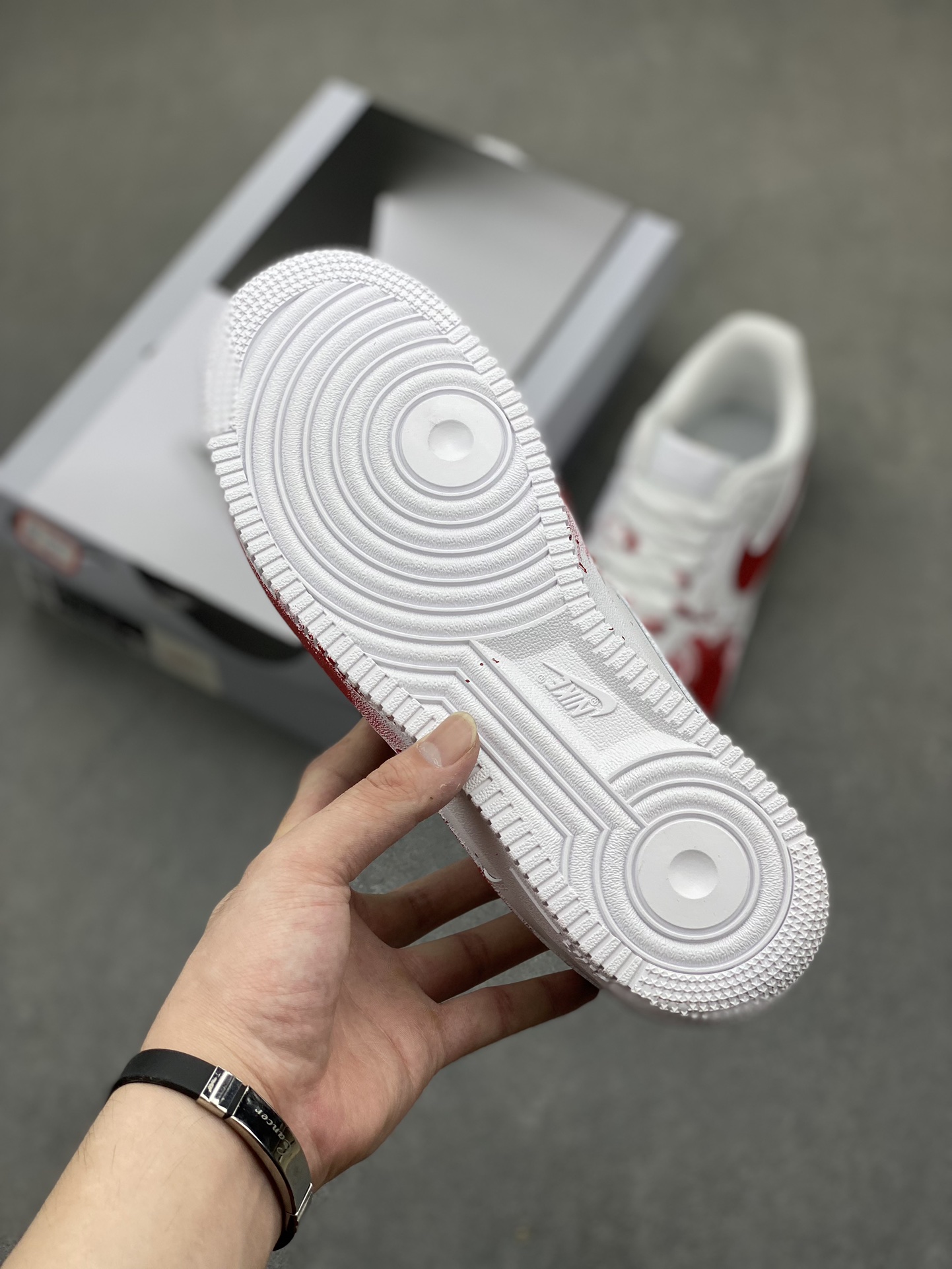 Nike Air Force 1 '07 Custom "Crime Scene" Sneakers - Hand-Painted Graffiti Style 7 i1718223909 411 0