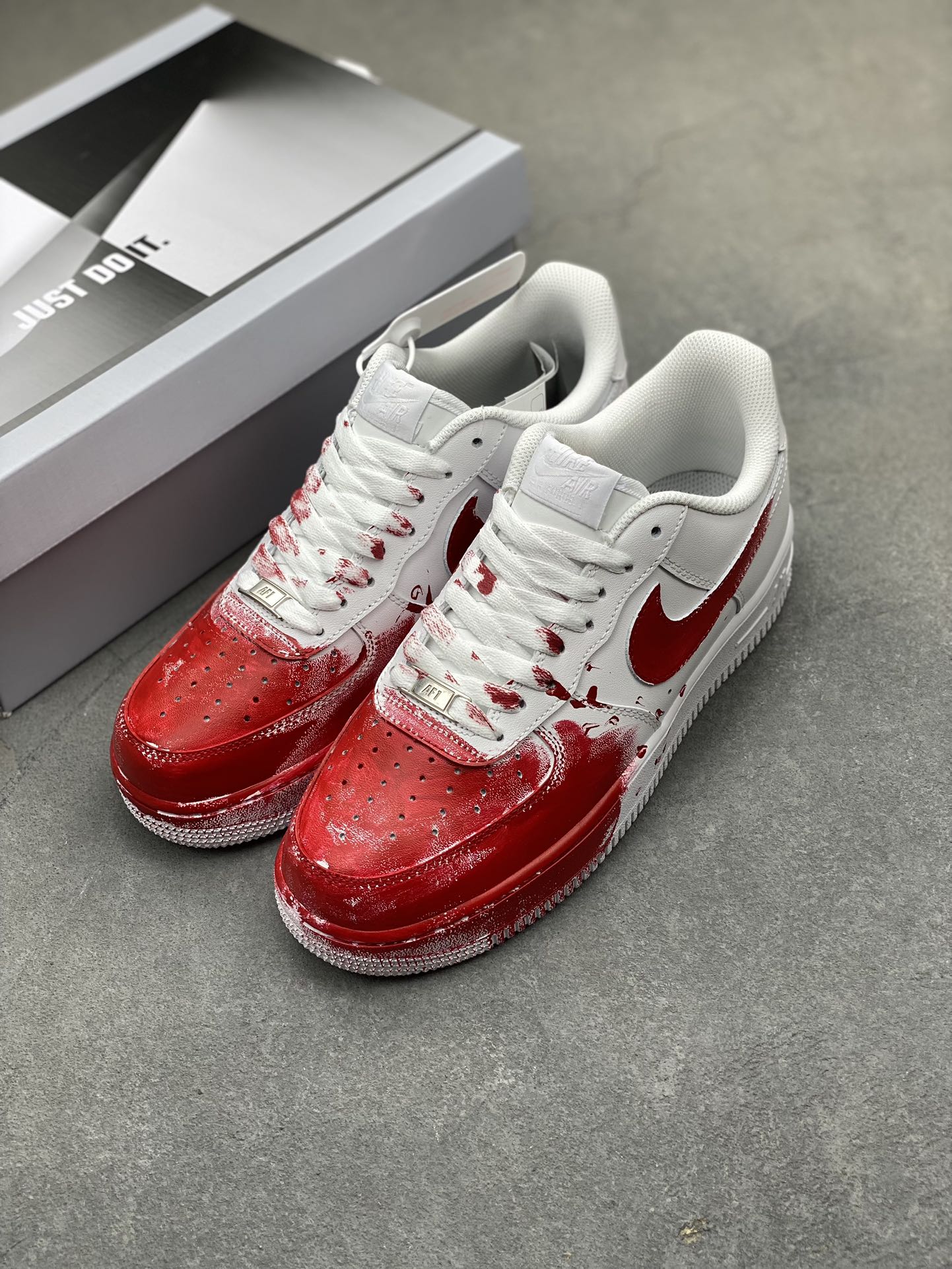 Nike Air Force 1 '07 Custom "Crime Scene" Sneakers - Hand-Painted Graffiti Style 9 i1718223909 4489 3
