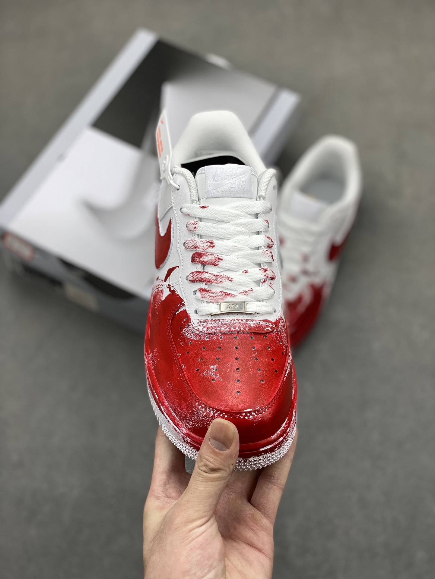 Nike Air Force 1 '07 Custom "Crime Scene" Sneakers - Hand-Painted Graffiti Style 3 i1718223910 7433 7