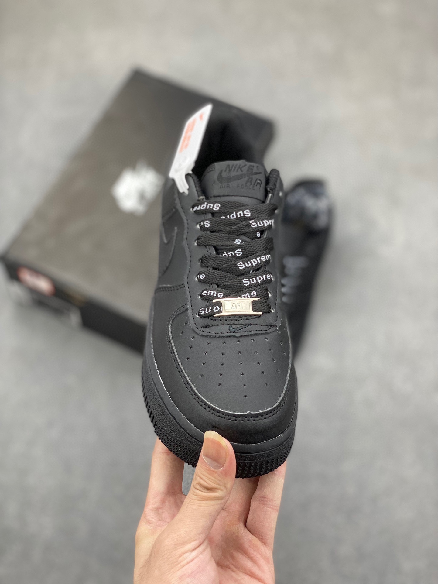 Nike Air Force 1 Low Black Supreme Sneakers CW2288-111 - Limited Edition 3 i1718224301 3076 5