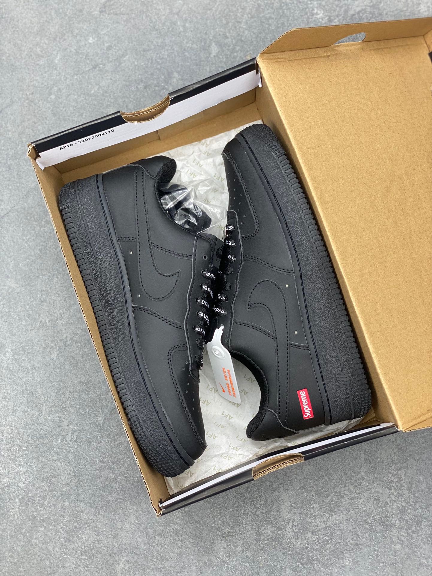 Nike Air Force 1 Low Black Supreme Sneakers CW2288-111 - Limited Edition 10 i1718224301 4634 8