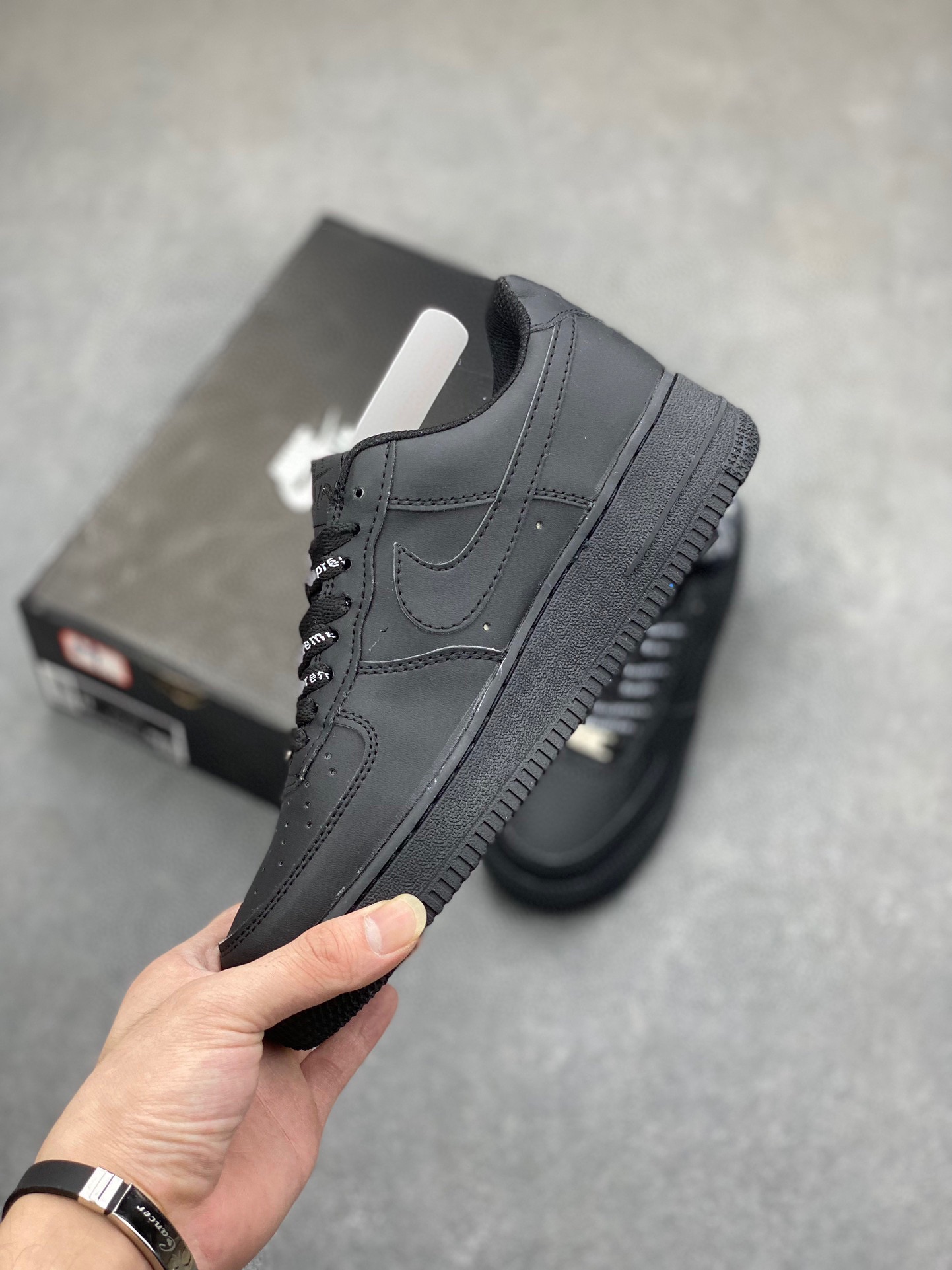 Nike Air Force 1 Low Black Supreme Sneakers CW2288-111 - Limited Edition 4 i1718224301 9772 0