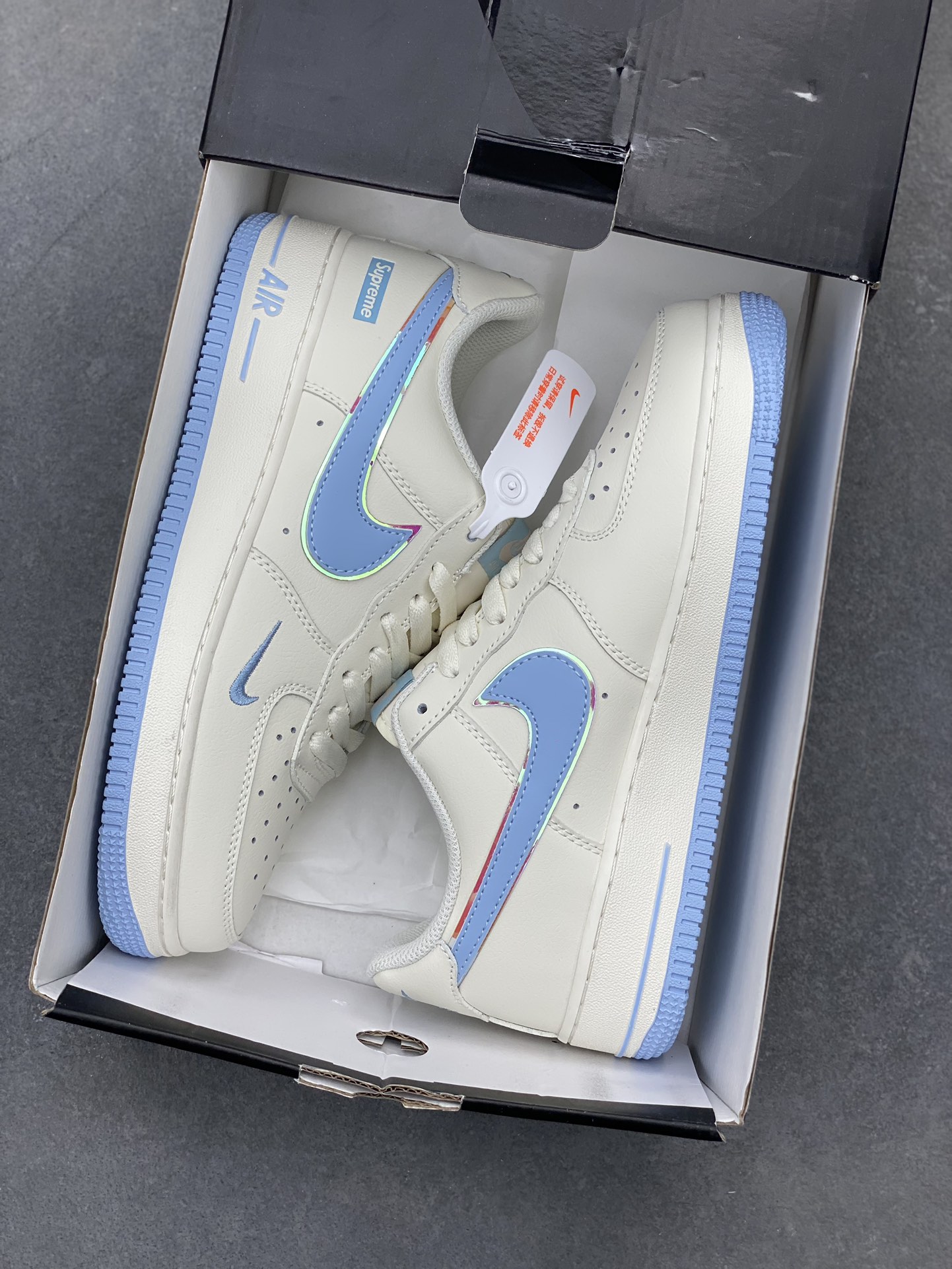 Nike Air Force 1 '07 Low White Blue Casual Sneakers - Premium Quality 10 i1718311338 5625 6