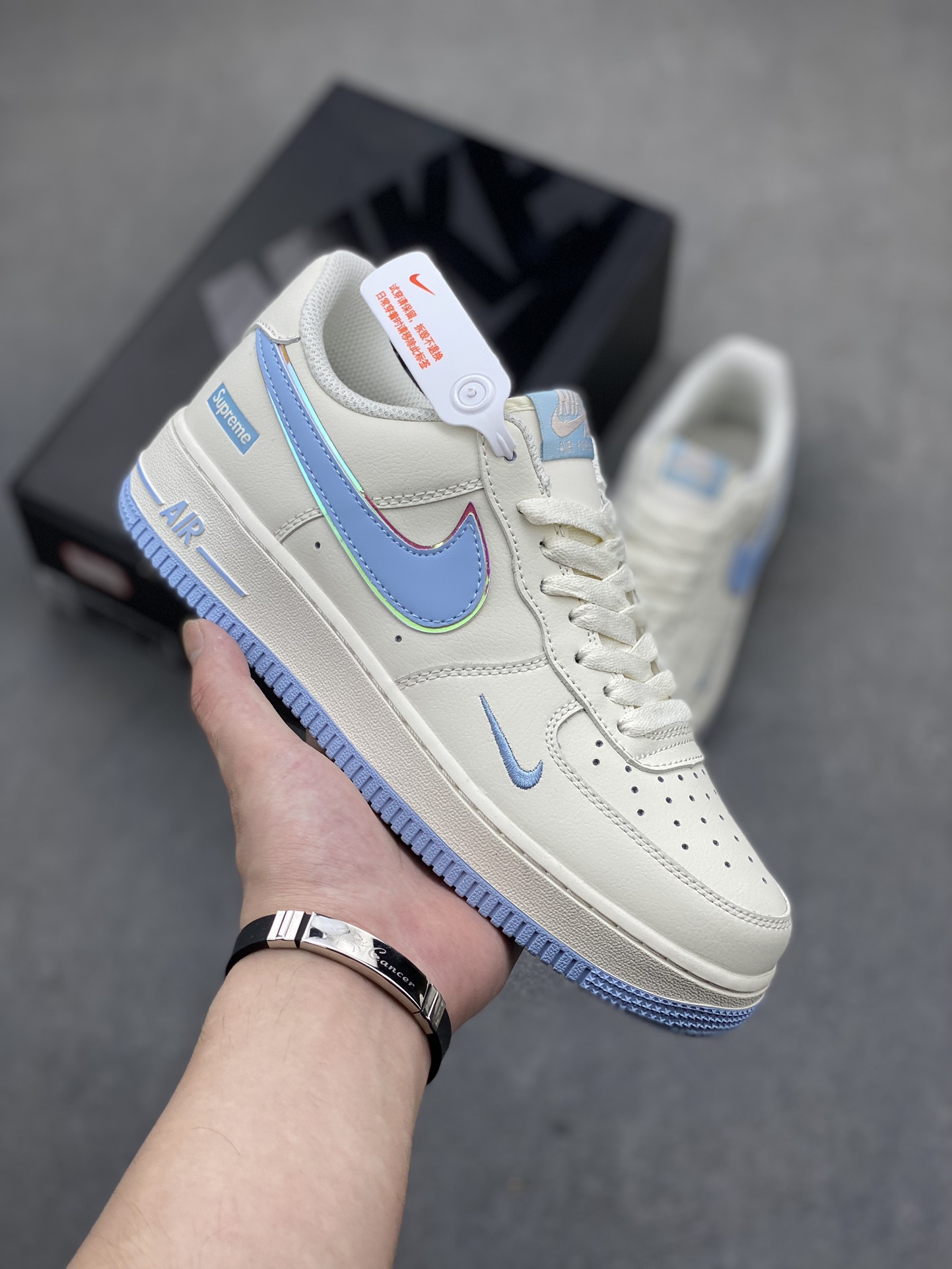 Nike Air Force 1 '07 Low White Blue Casual Sneakers - Premium Quality 2 i1718311338 5757 8