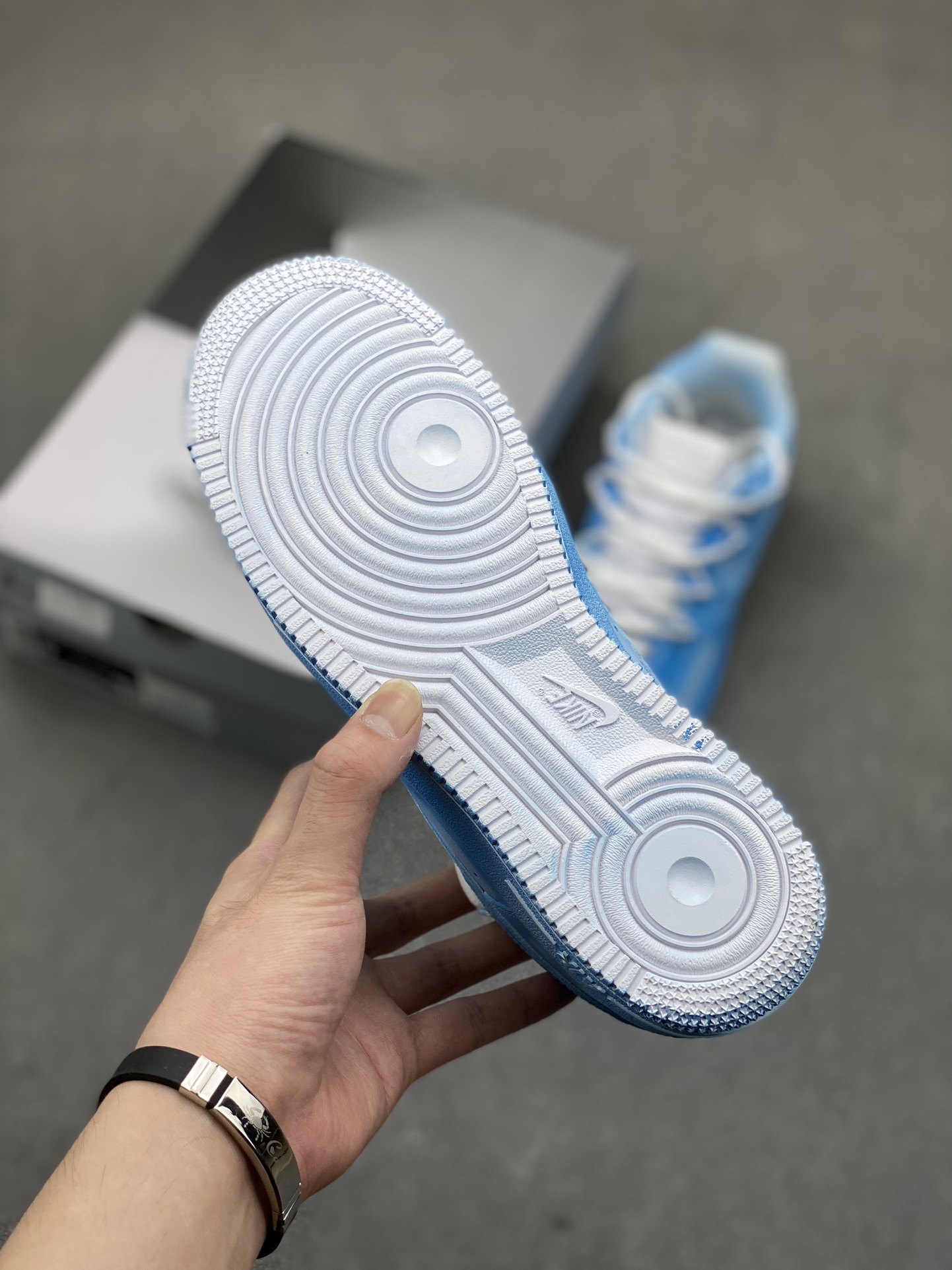 Nike Air Force 1 '07 Low Blue Tie-Dye Casual Sneakers 7 i1718311384 9363 0