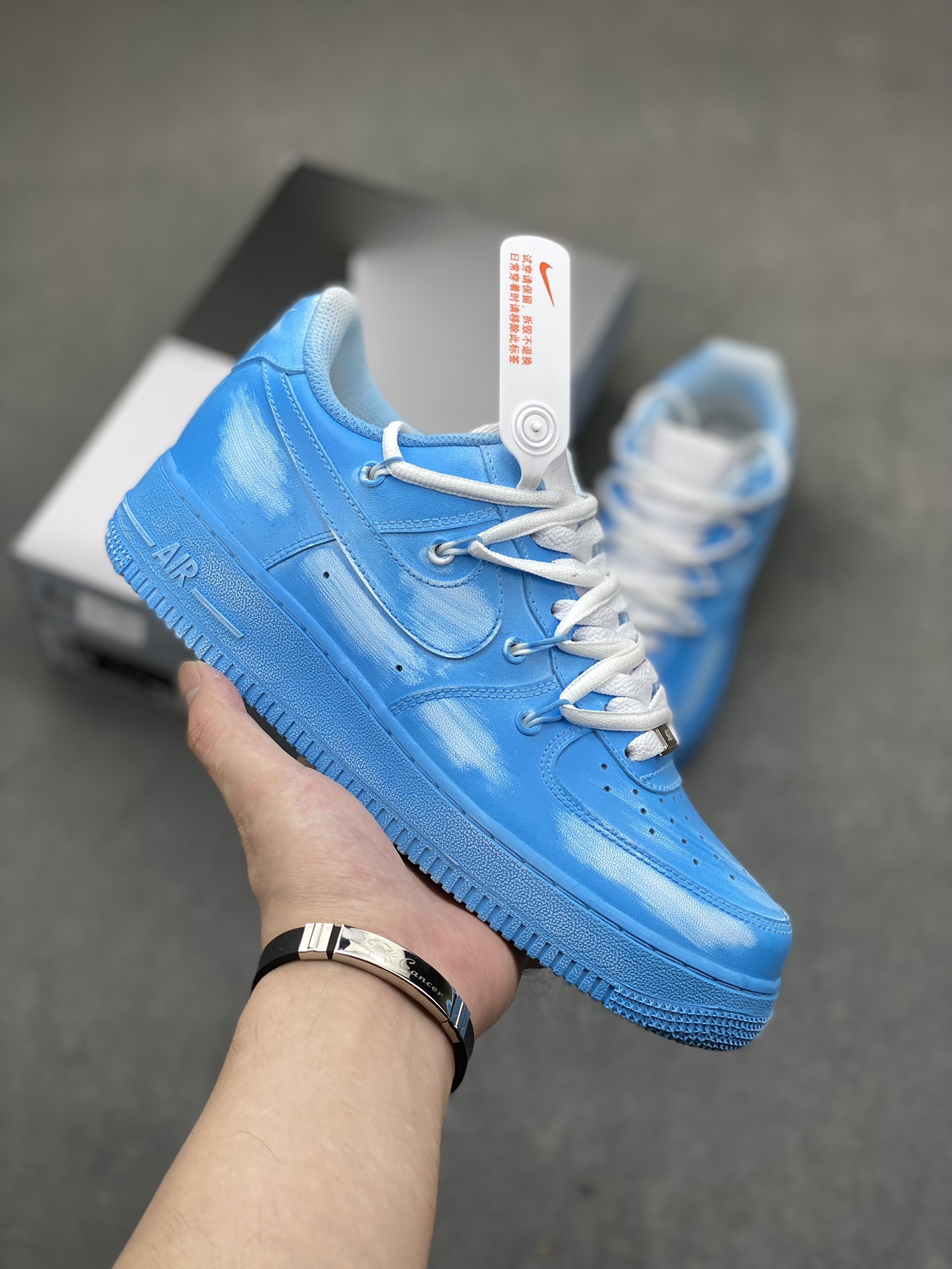 Nike Air Force 1 '07 Low Blue Tie-Dye Casual Sneakers 2 i1718311385 5322 5