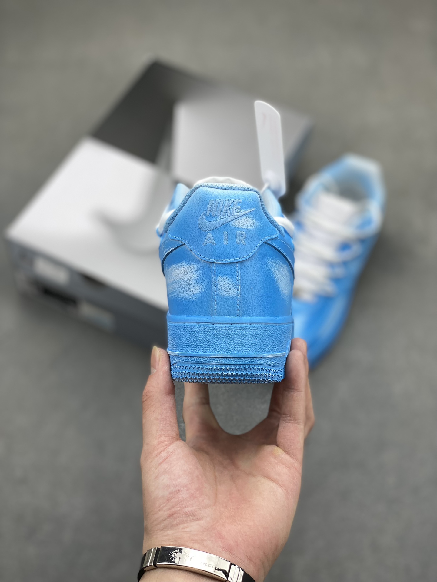 Nike Air Force 1 '07 Low Blue Tie-Dye Casual Sneakers 5 i1718311385 674 4