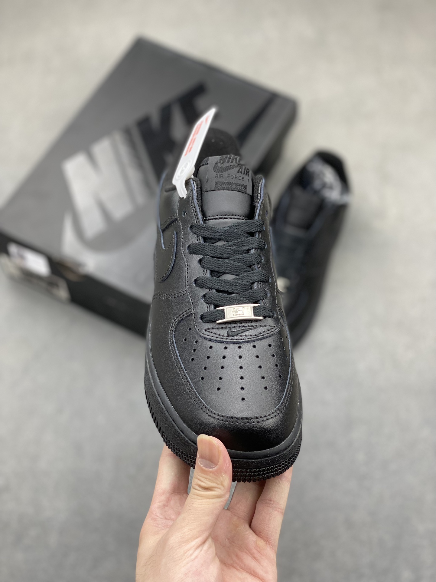 Nike Air Force 1 Low Supreme Black CU9225-001 Men's Sneakers 3 i1718388911 5179 0