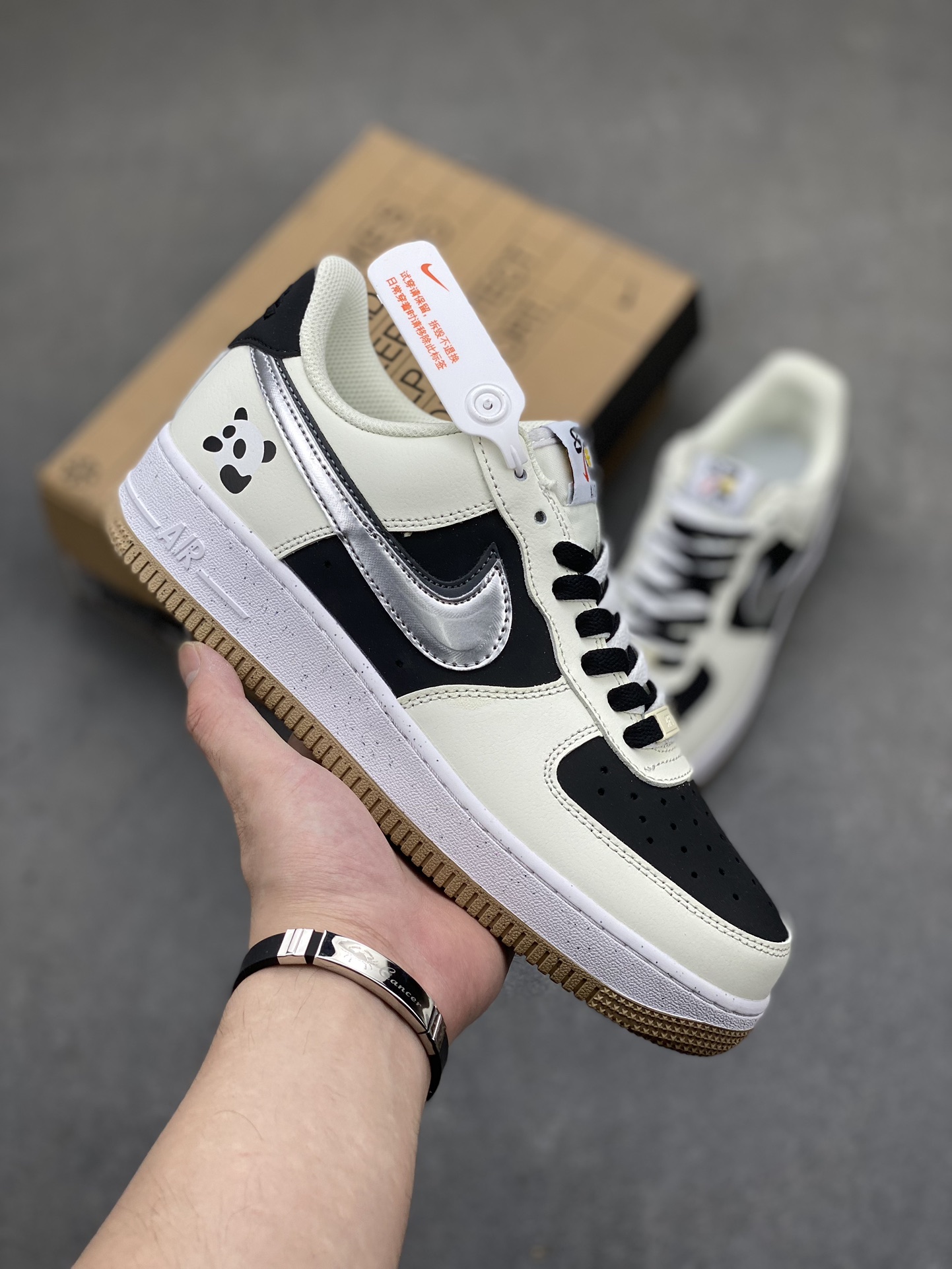 Nike Air Force 1 Low Panda: Original Quality, Full-Palm Air Cushion 2 i1718476934 7607 7