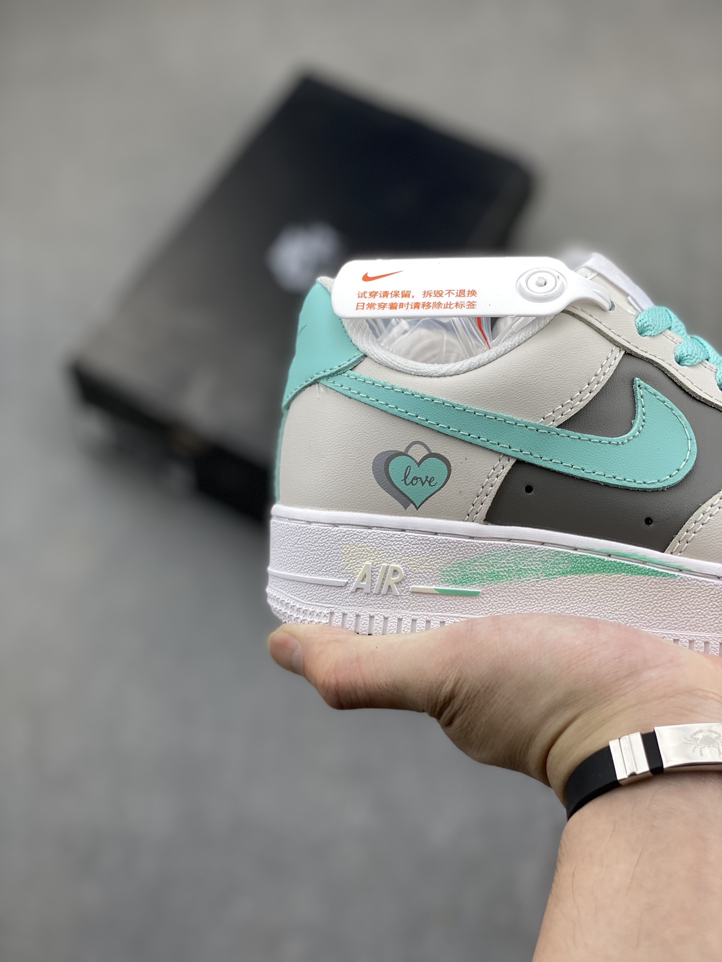 Nike Air Force 1 Low Grey Mint Green, Iconic Style and Comfort Sneakers 6 i1718477043 3125 7