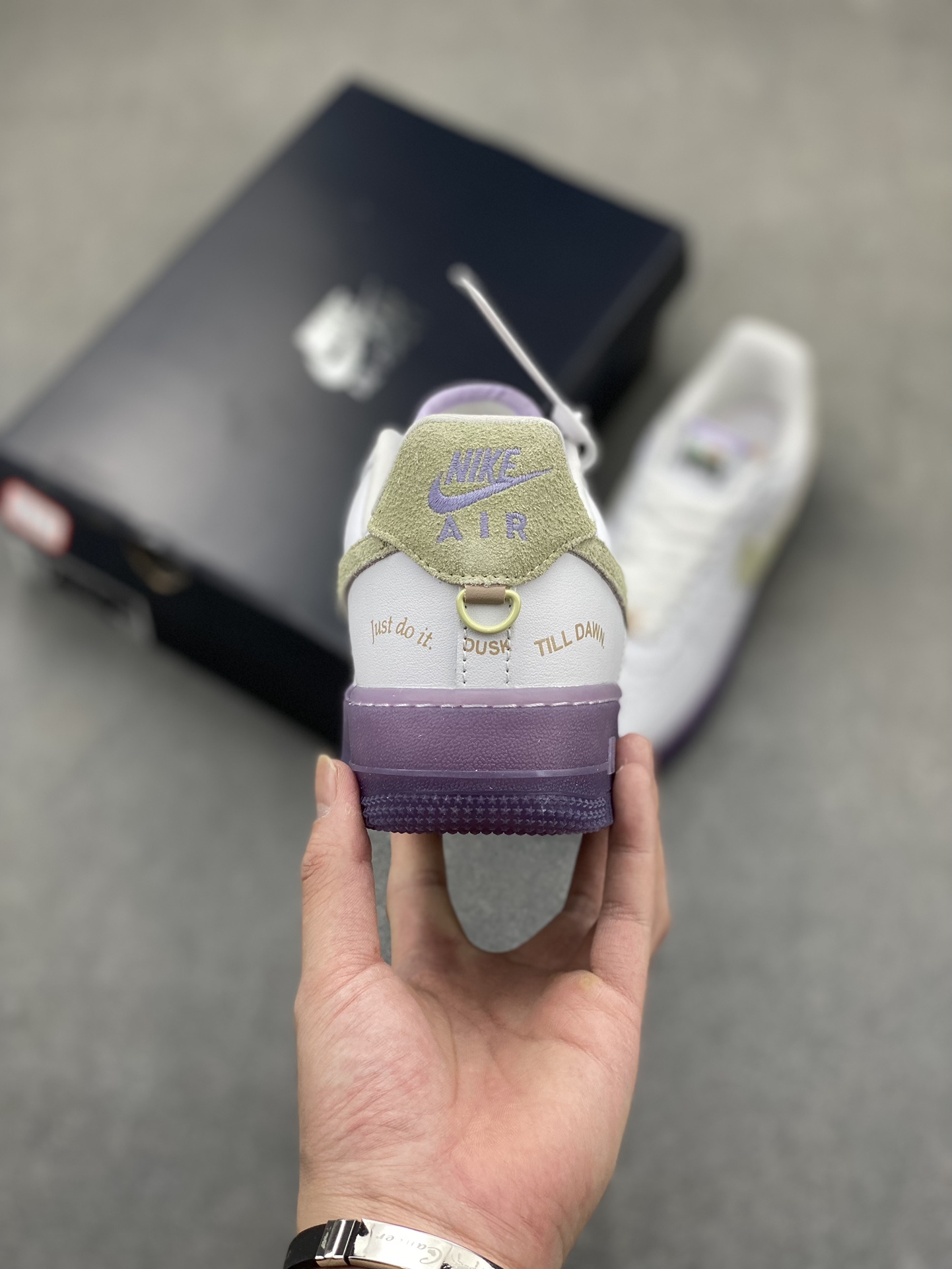 Nike Air Force 1 '07 Low White Purple Dawn - Size 36 to 45 5 i1718564704 228 1