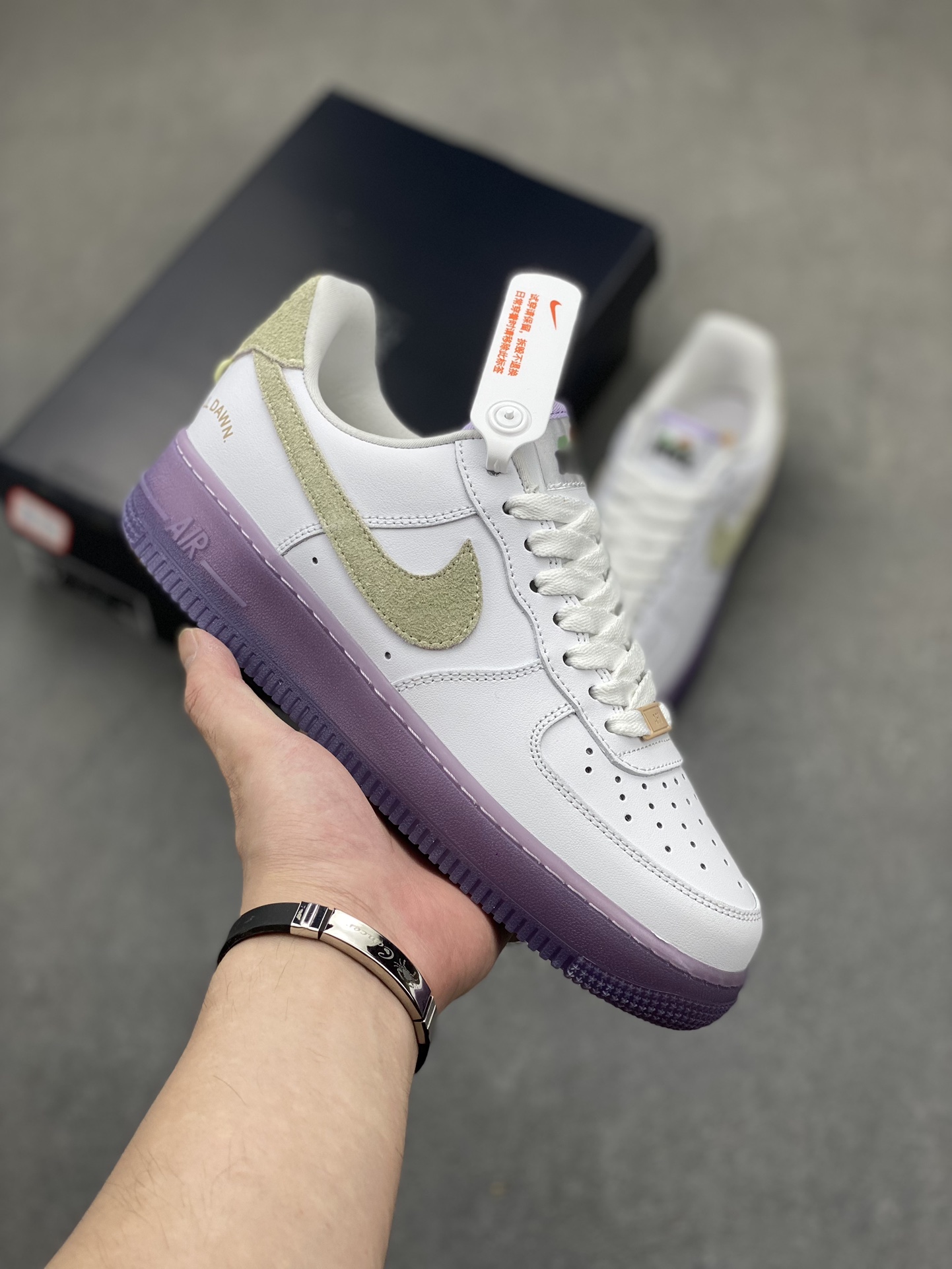 Nike Air Force 1 '07 Low White Purple Dawn - Size 36 to 45 2 i1718564704 2616 6