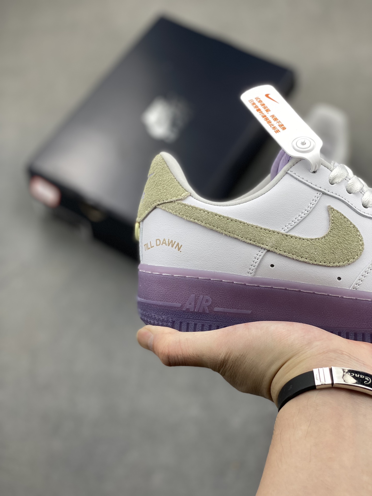Nike Air Force 1 '07 Low White Purple Dawn - Size 36 to 45 6 i1718564704 6749 0