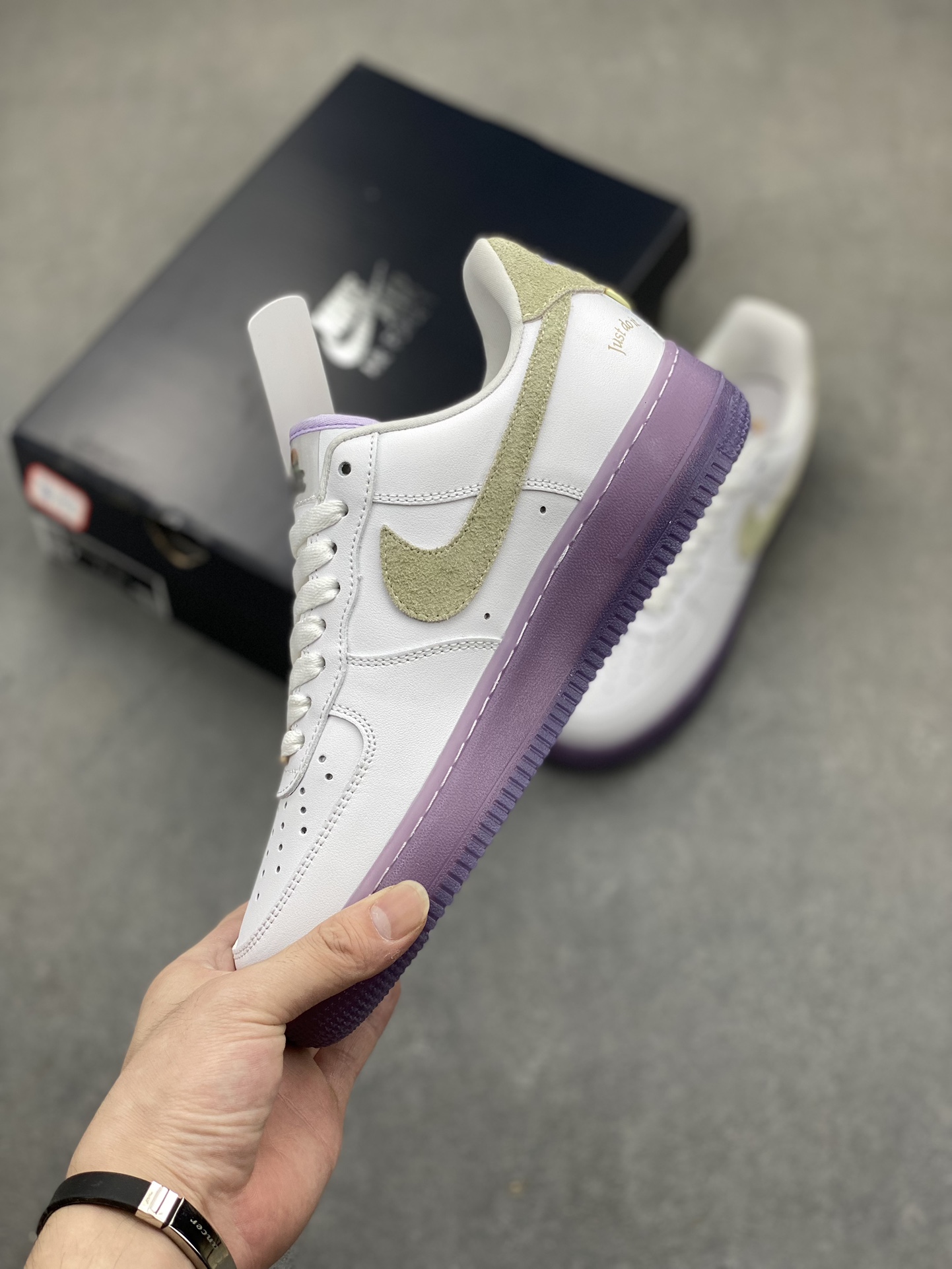 Nike Air Force 1 '07 Low White Purple Dawn - Size 36 to 45 4 i1718564704 7206 7