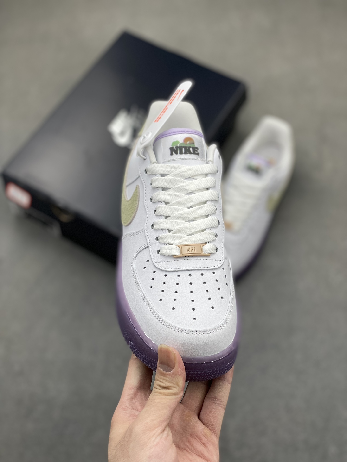 Nike Air Force 1 '07 Low White Purple Dawn - Size 36 to 45 3 i1718564704 8263 8