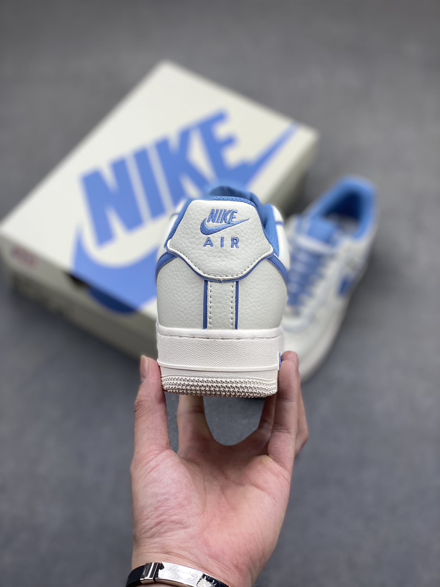 Nike Air Force 1 '07 Low White Blue Reflective Casual Sneakers 5 i1718564812 6110 8
