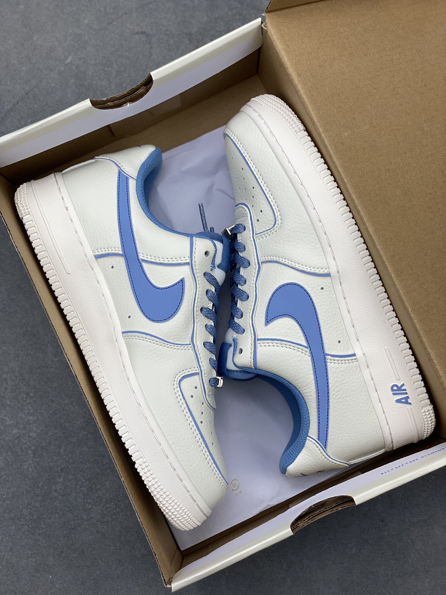 Nike Air Force 1 '07 Low White Blue Reflective Casual Sneakers 10 i1718564812 9852 5