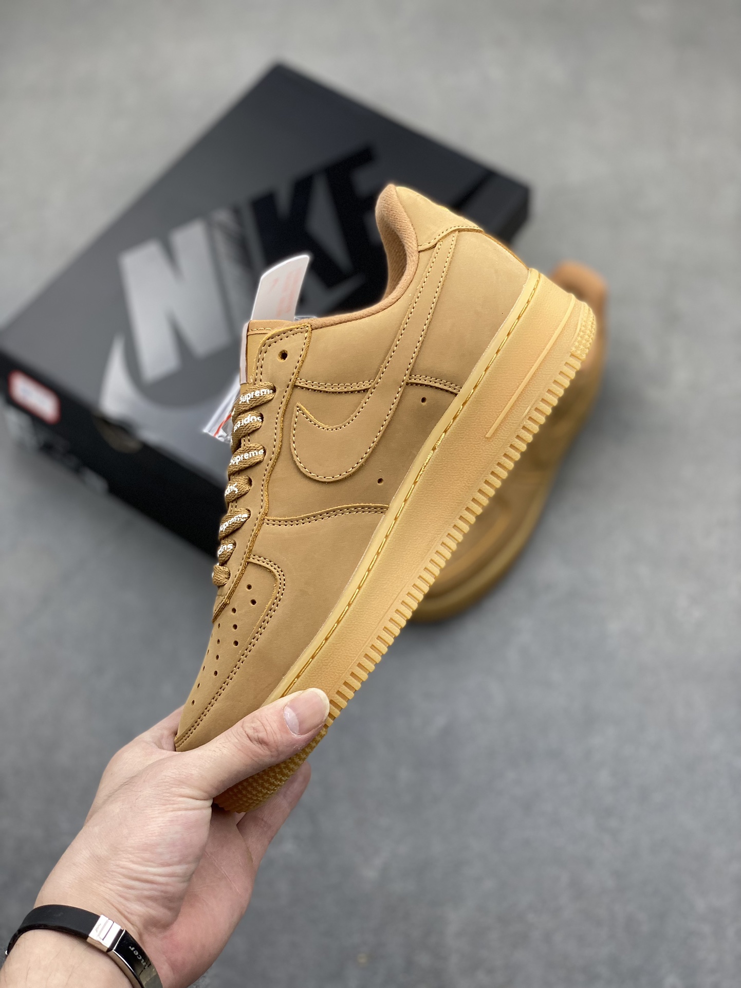 Nike Air Force 1 Low Supreme Wheat, Men's Athletic and Fashion Sneakers 4 i1718564895 167 0