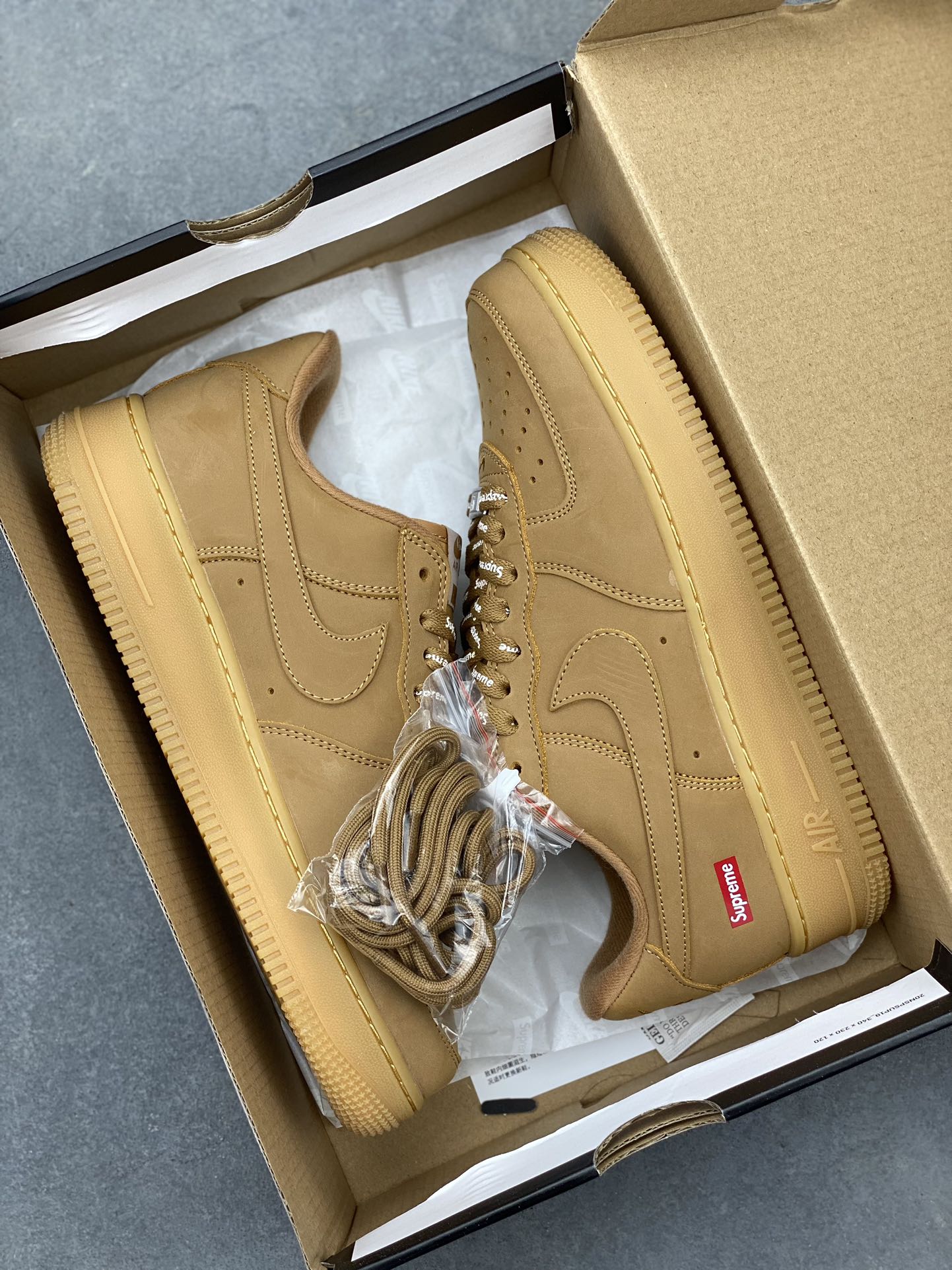 Nike Air Force 1 Low Supreme Wheat, Men's Athletic and Fashion Sneakers 10 i1718564895 5290 3